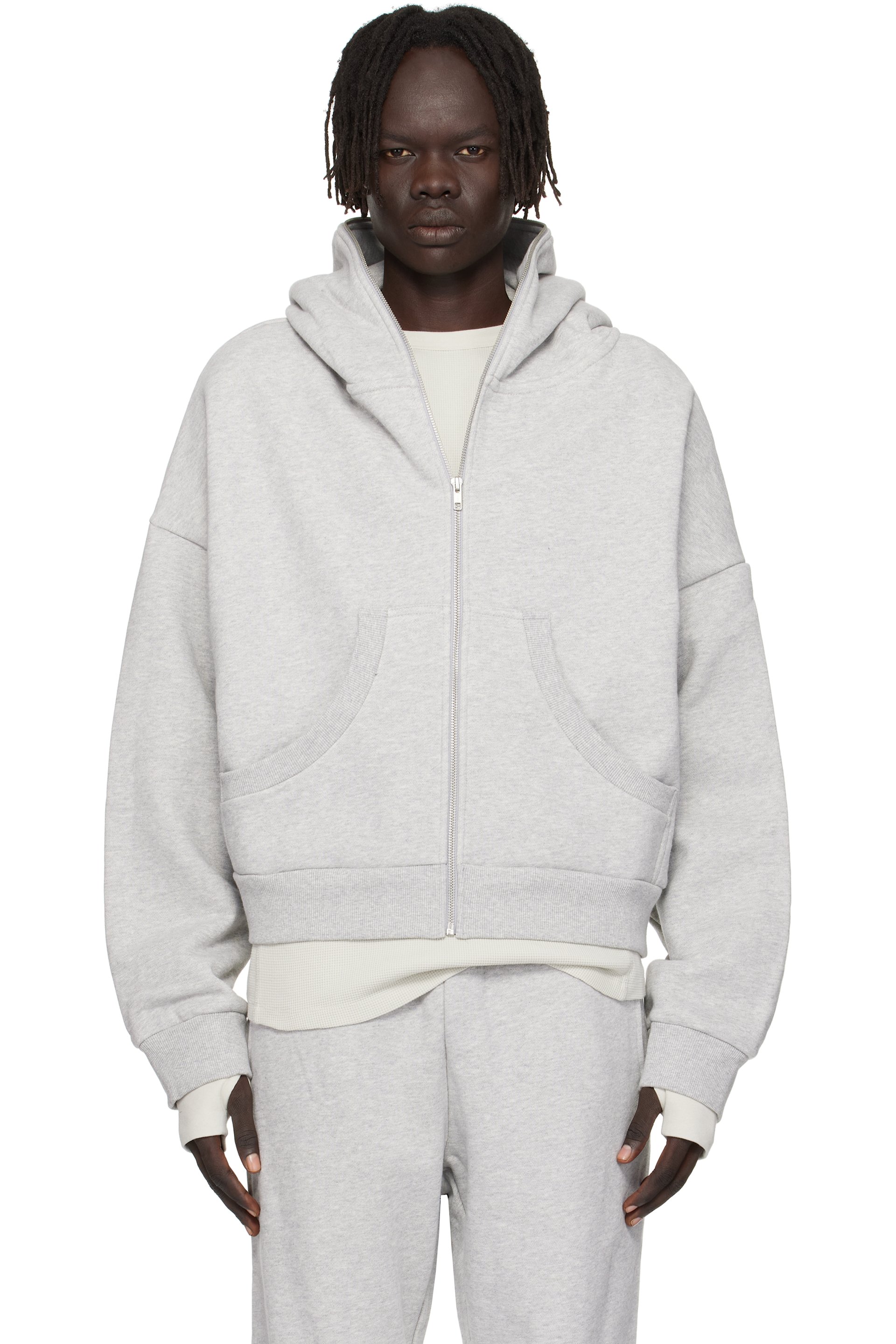 Entire Studios - Gray Eternal Zip Hoodie