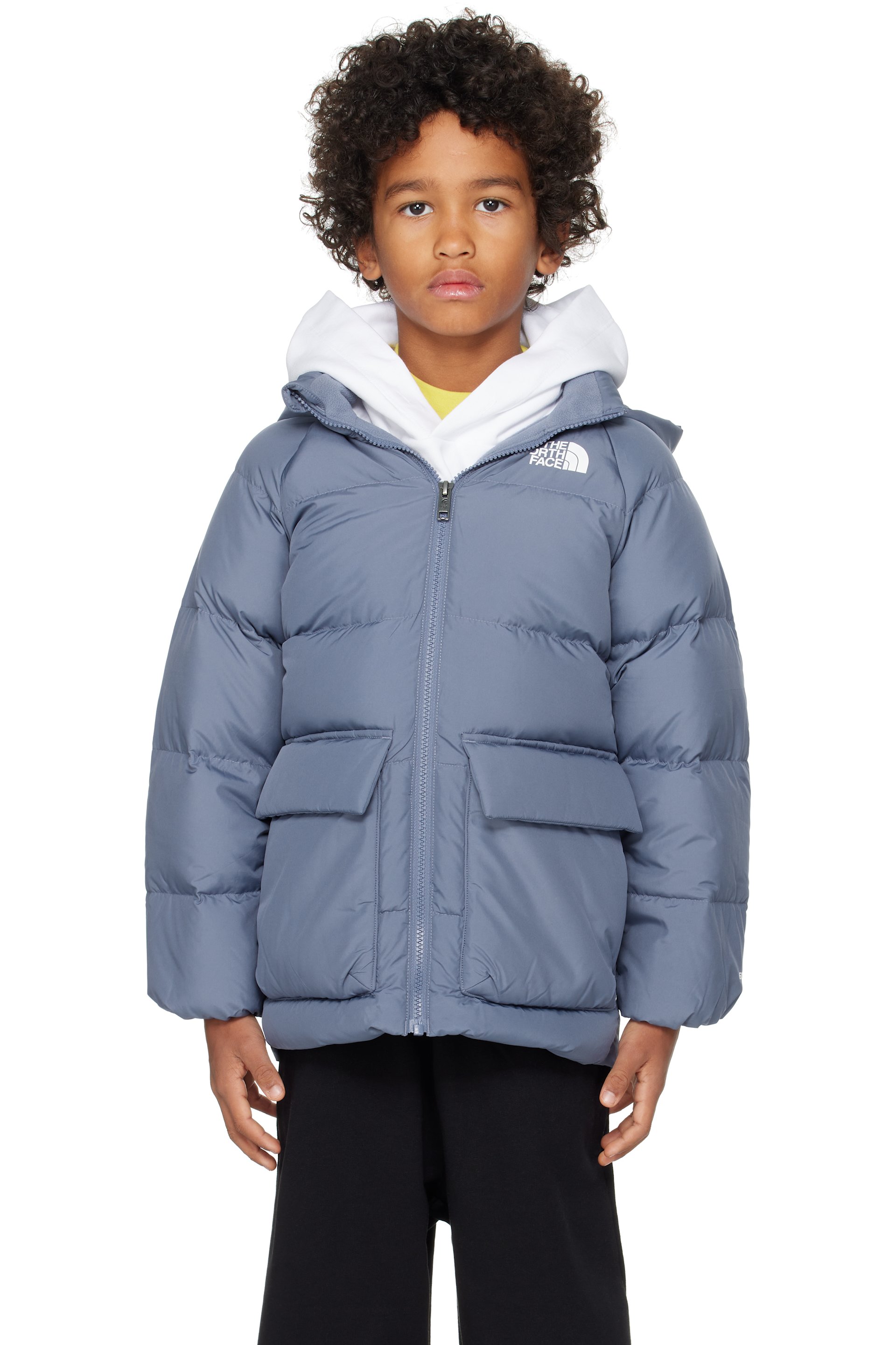 The North Face Kids - Big Kids Black North Fleece-Lined Short Down Parka