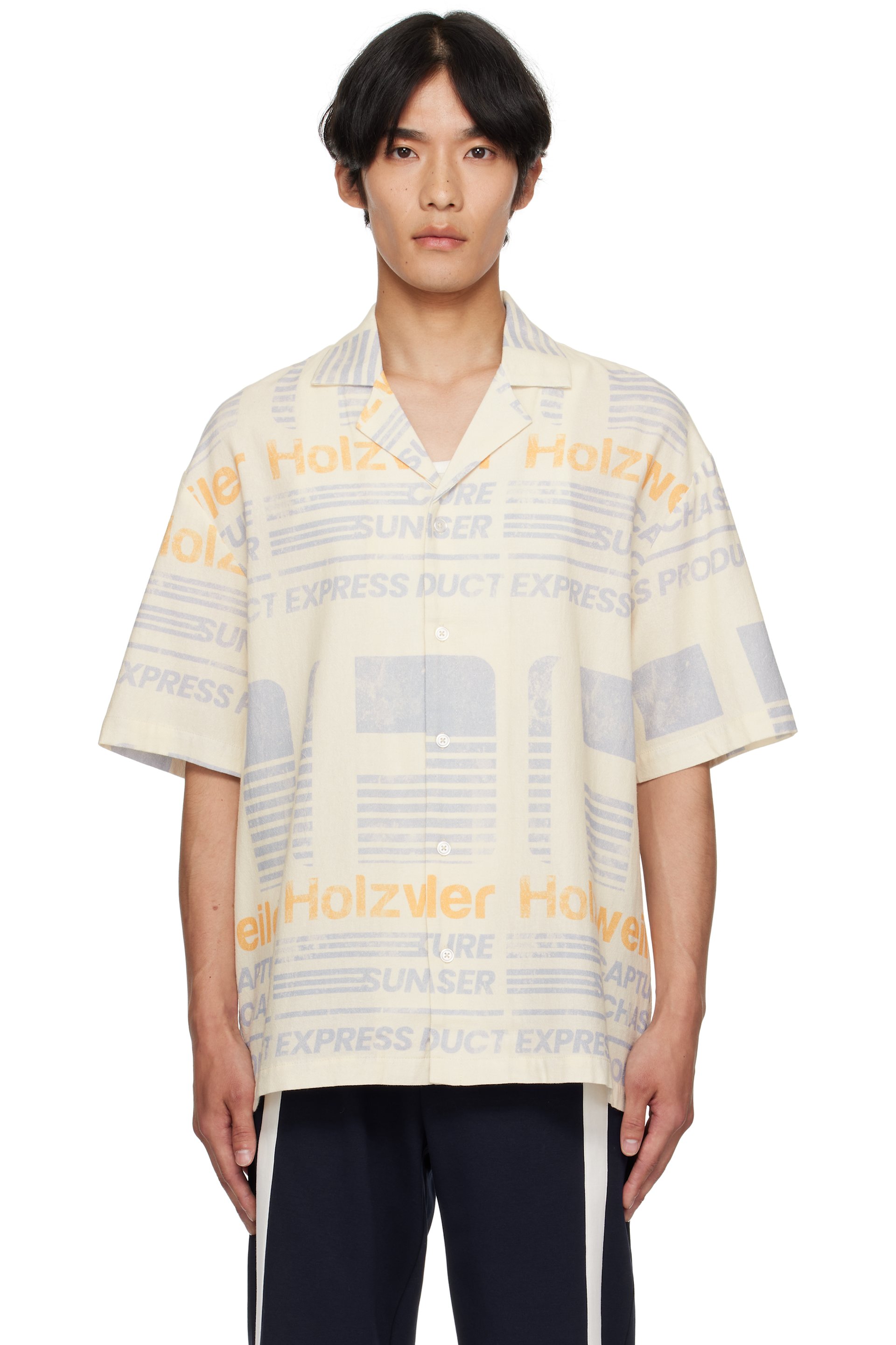Holzweiler - Off-White Pier Print Shirt