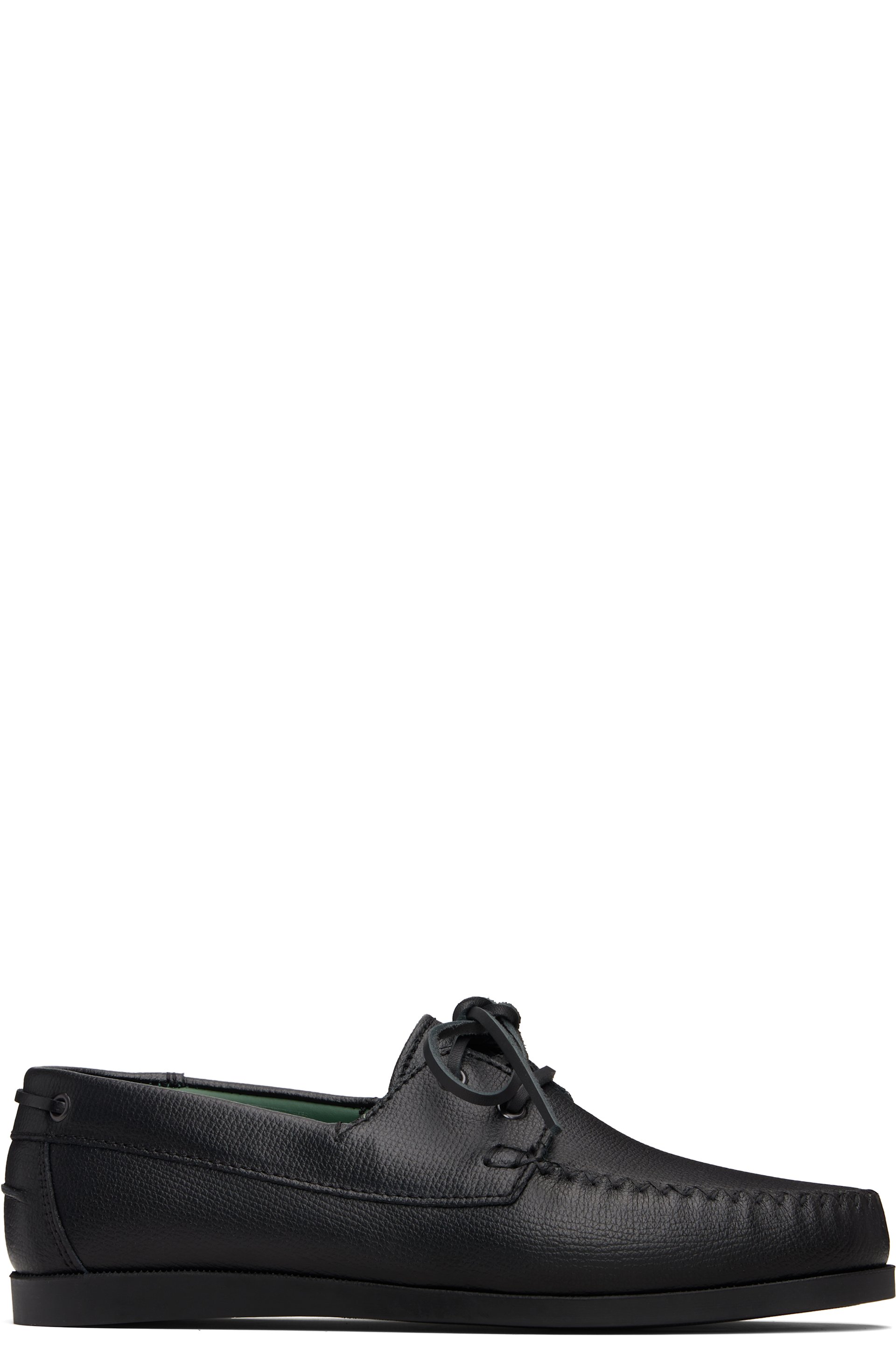 VINNY’s - Black Boatman Boat Shoes