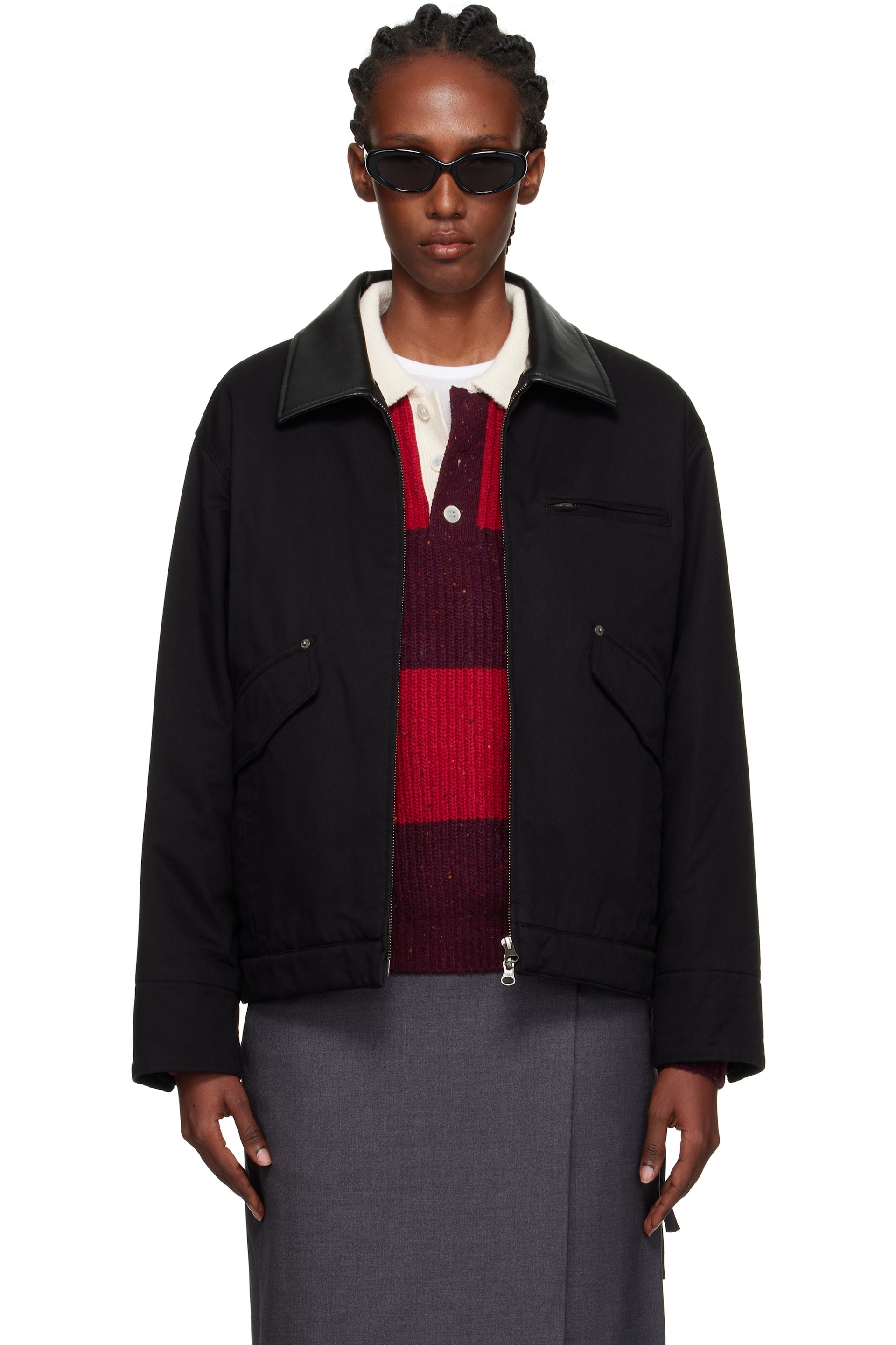 Dunst - Blouson de travail rembourré rétro noir