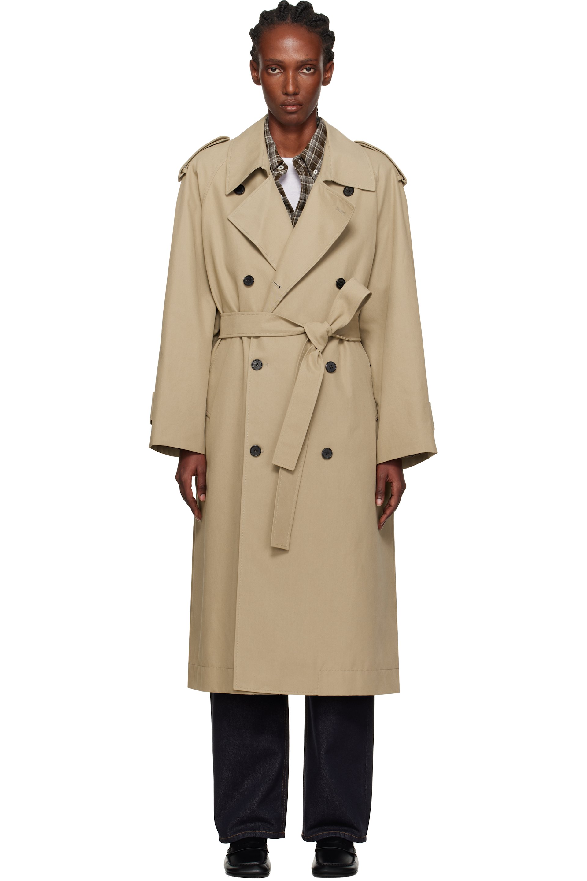 Dunst - 黄褐色 Unisex Oversized 风衣