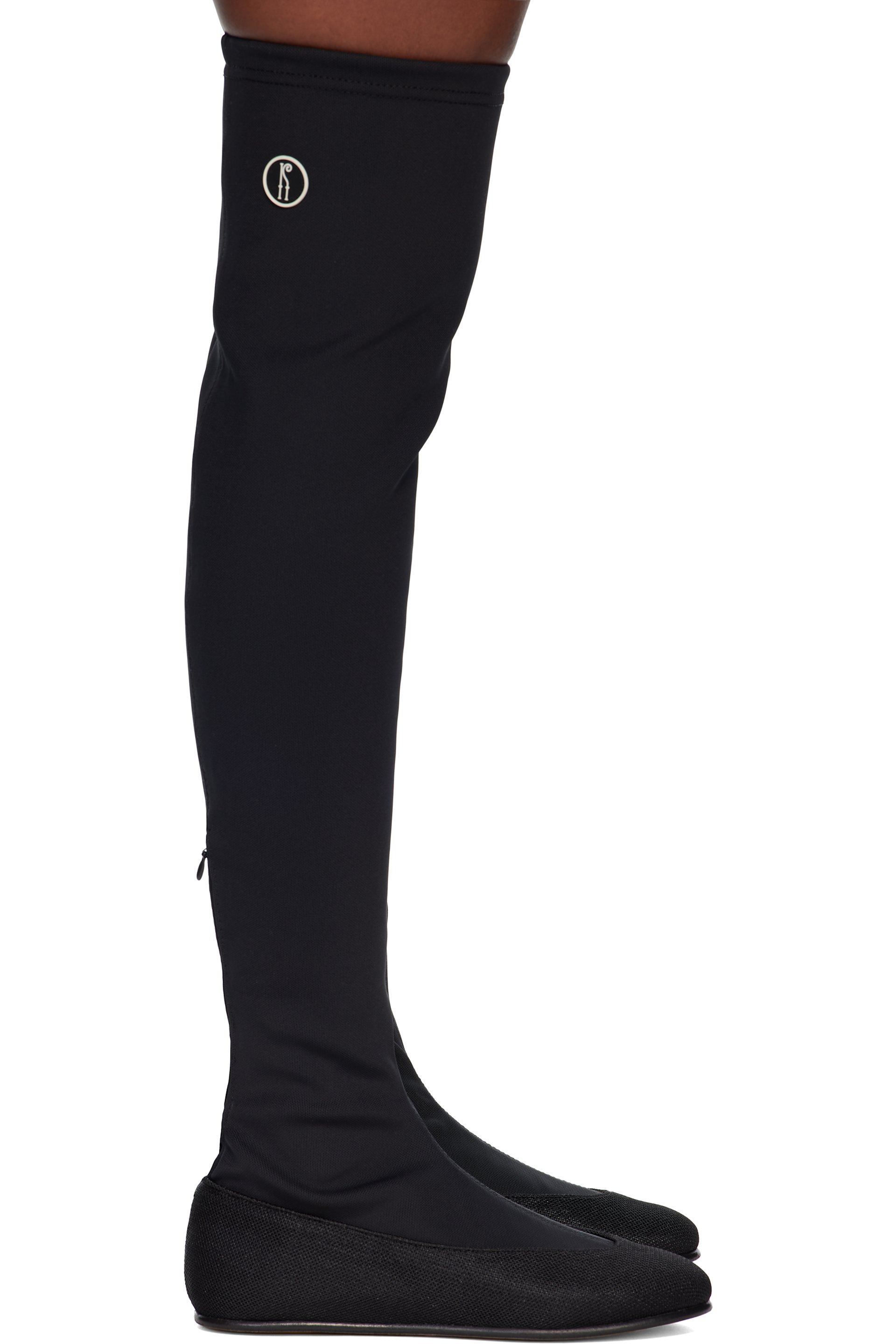 Kiko Kostadinov - Black Proxima Ballerina Tall Boots
