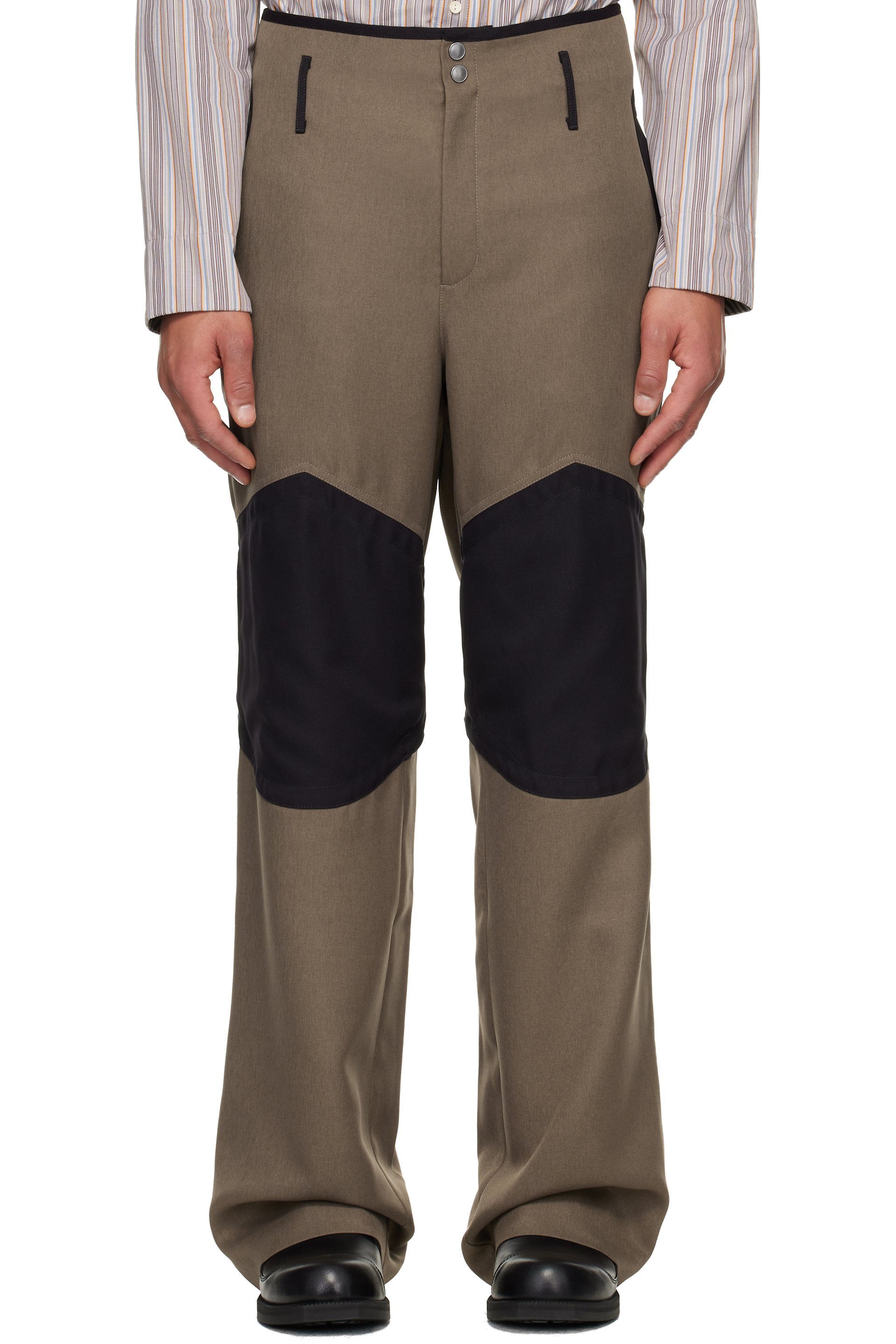 Kiko Kostadinov - Brown & Black Orvos Trousers