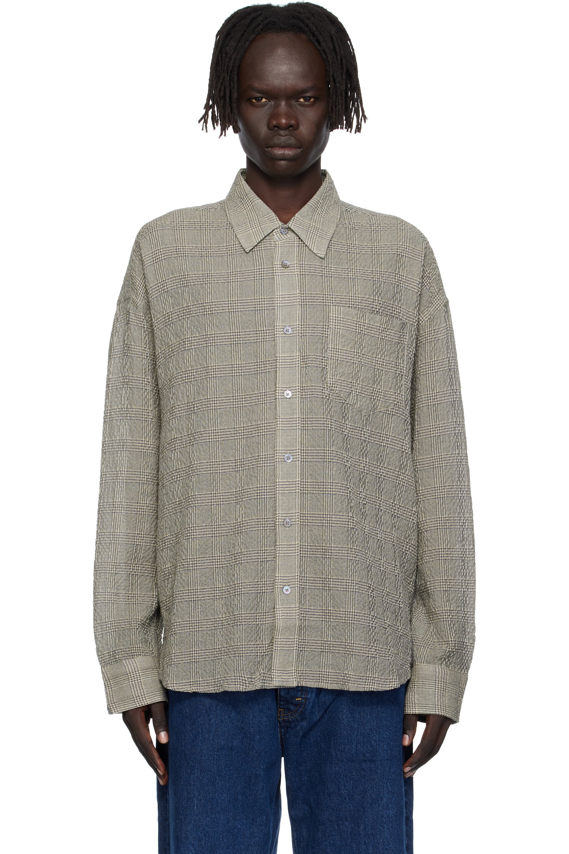 HOPE - Chemise ample grise