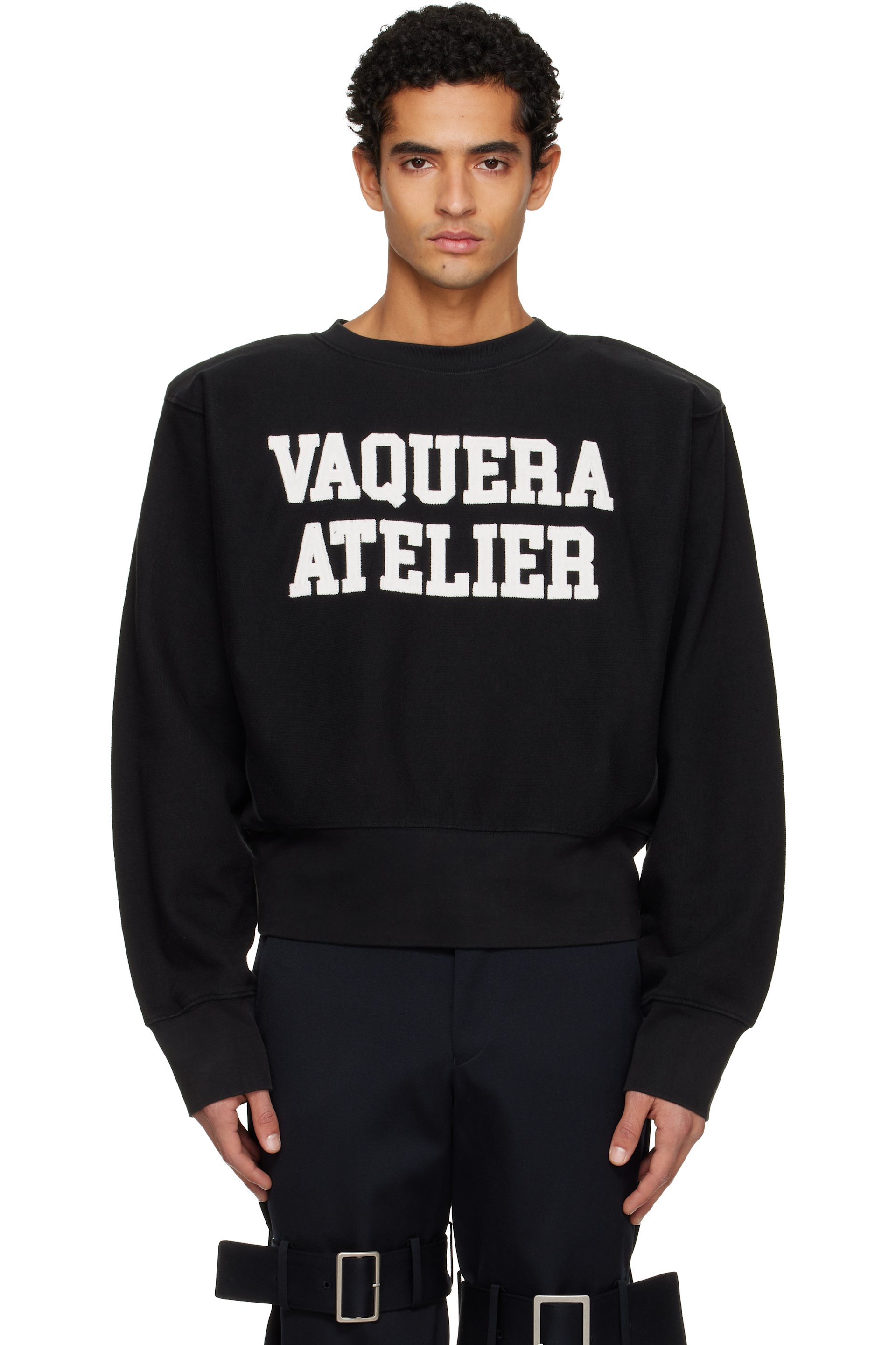 VAQUERA - Black 'Vaquera Atelier' Sweatshirt