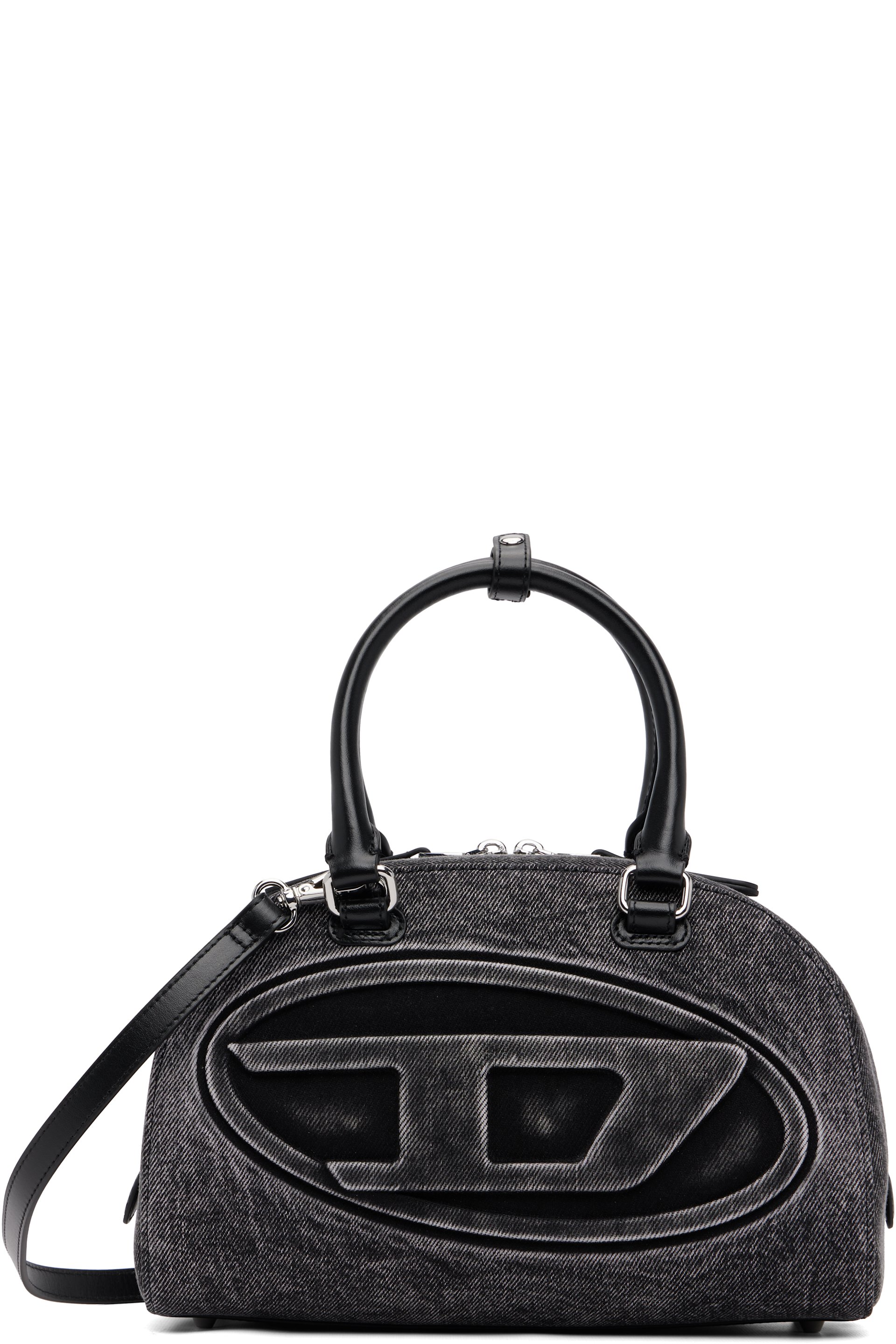 Diesel - Sac de bowling Dome gris à logo 1DR