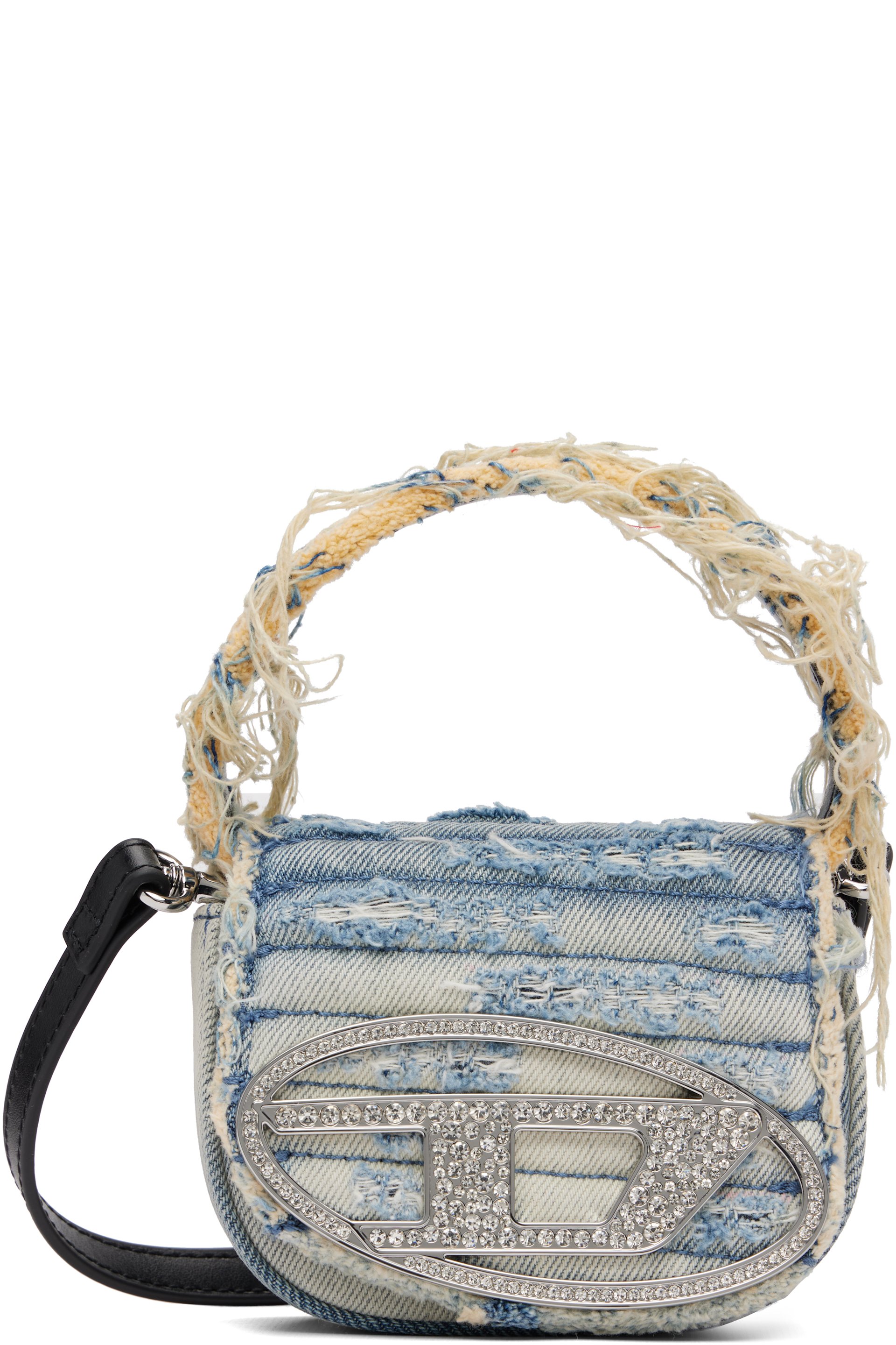 Diesel - Mini sac bleu à logo 1DR
