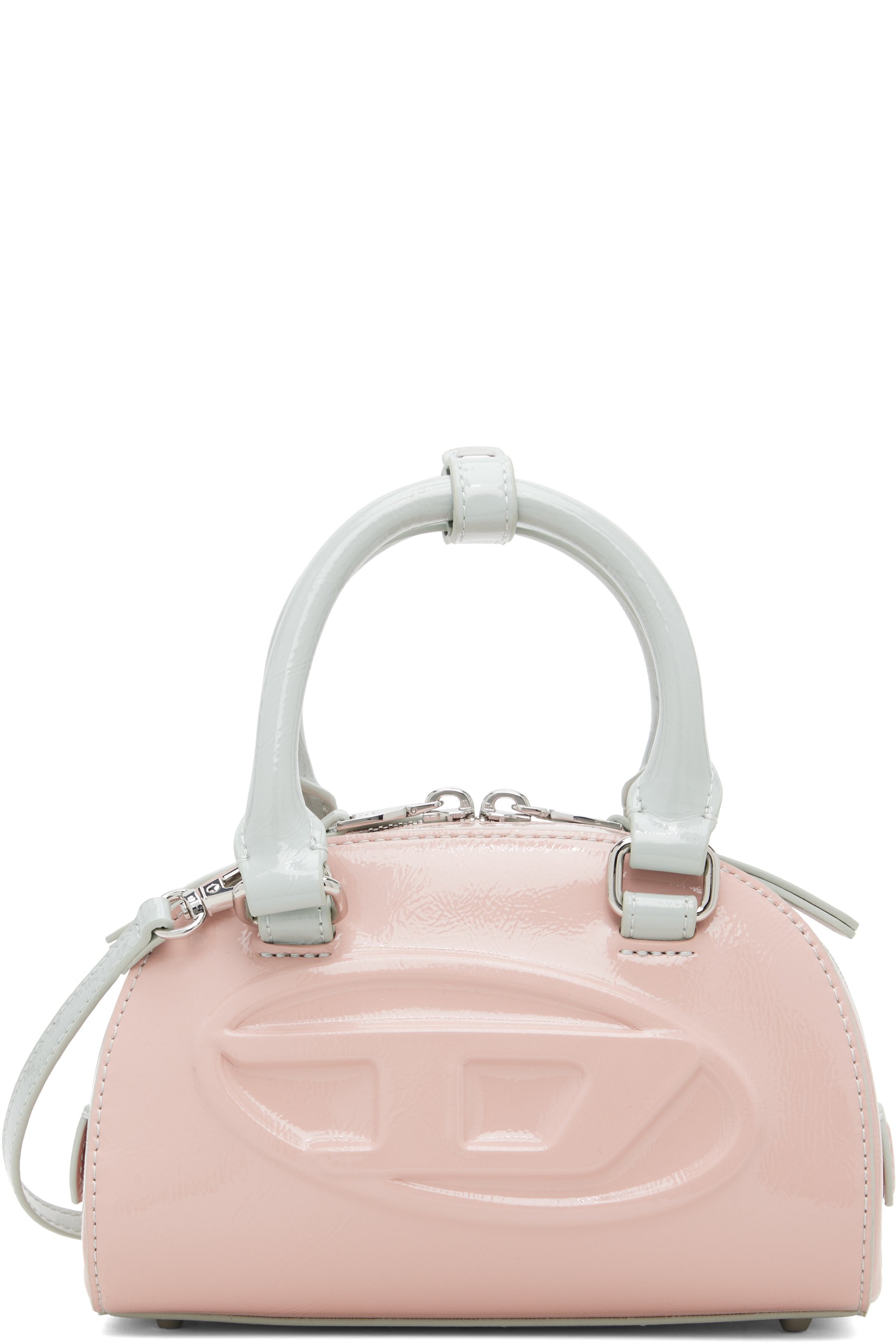Diesel - Sac à bandoulière Dome rose à logo 1DR