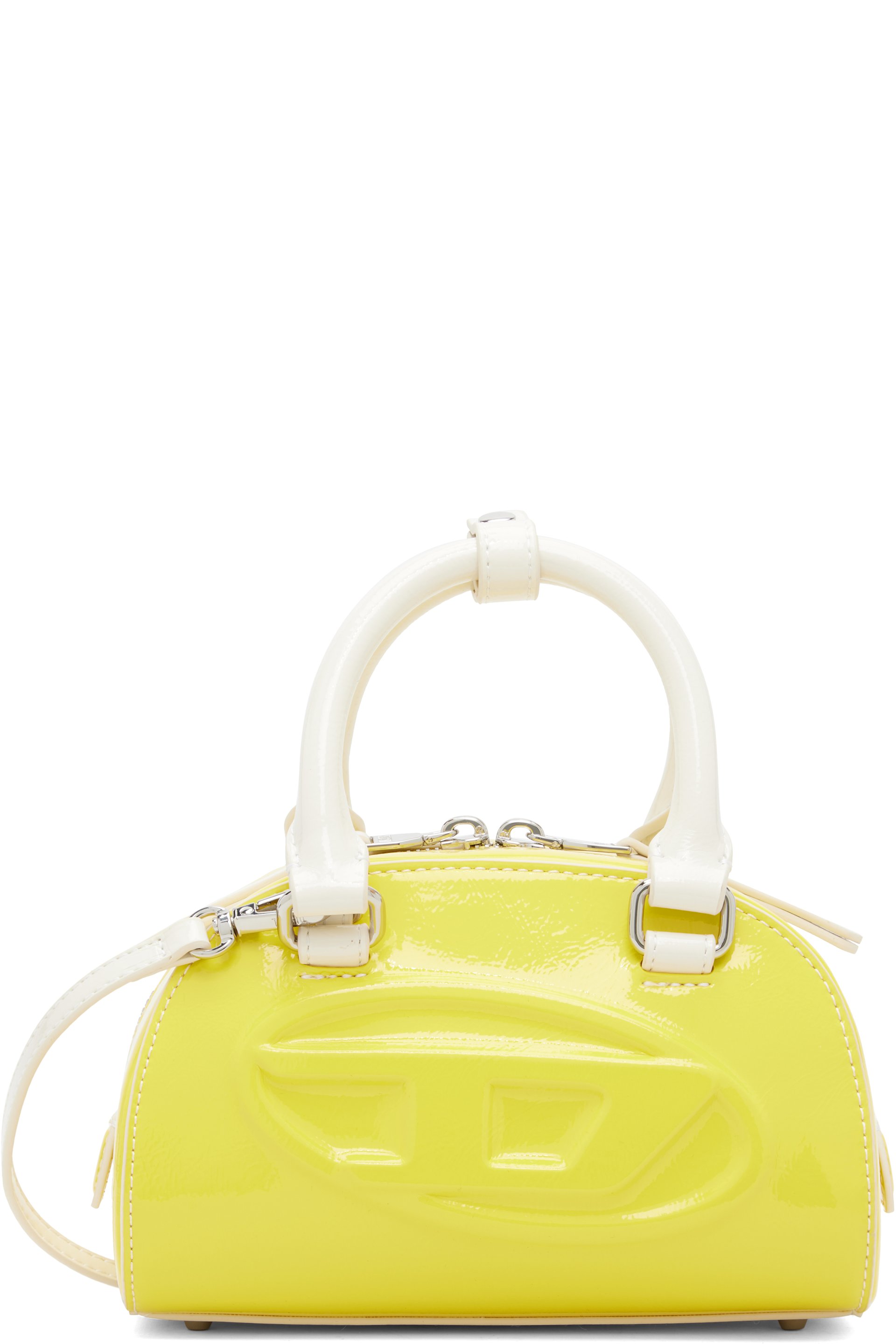 Diesel - Sac à bandoulière Dome jaune à logo 1DR