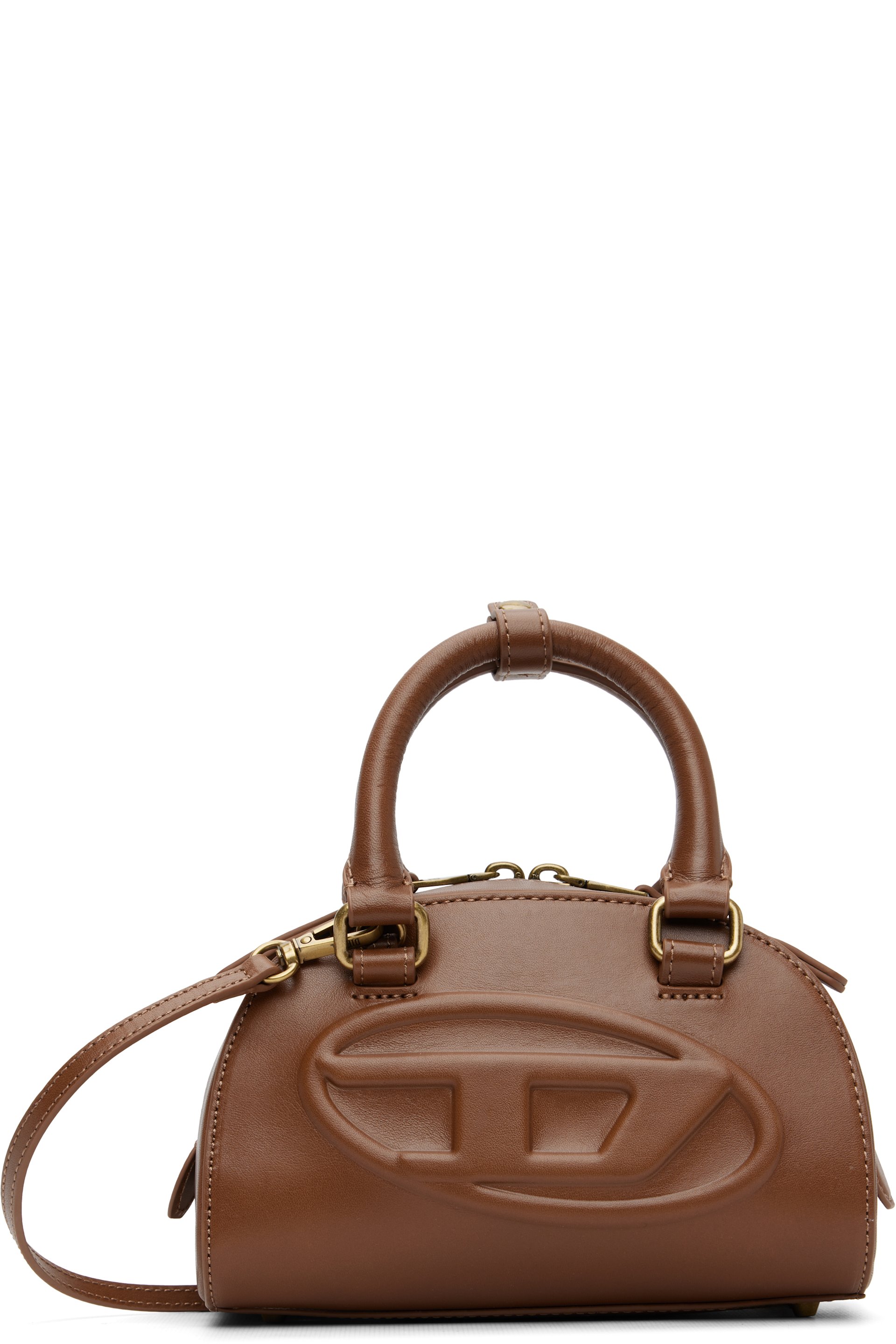 Diesel - Sac à bandoulière brun à logo 1DR