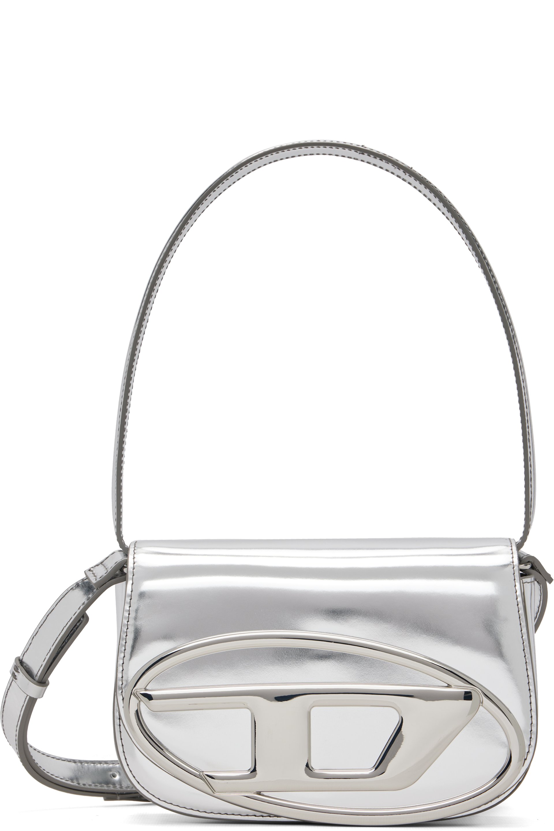 Diesel - Sac argenté à logo 1DR