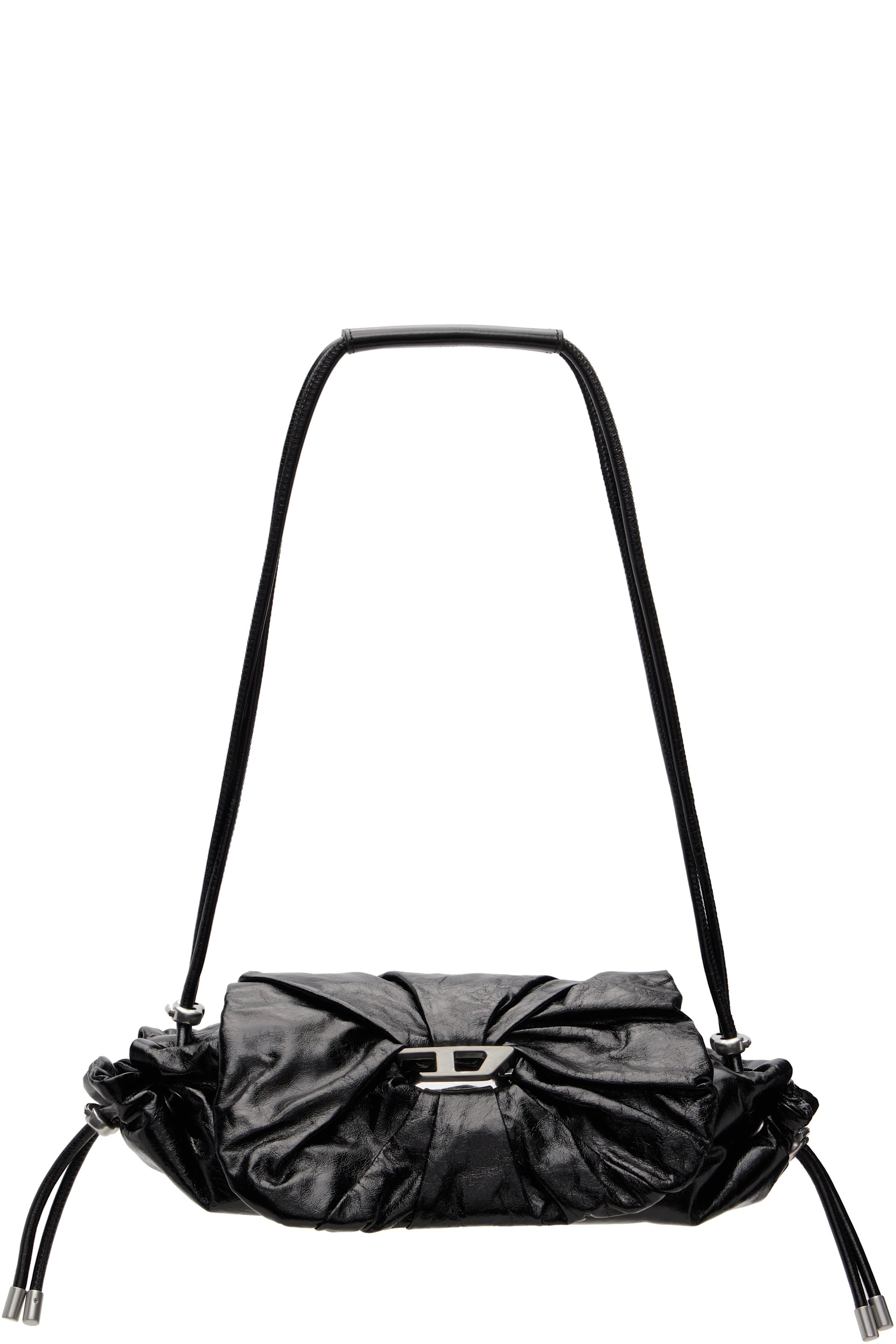 Diesel - Black Scrunch-D Shoulder S Bag