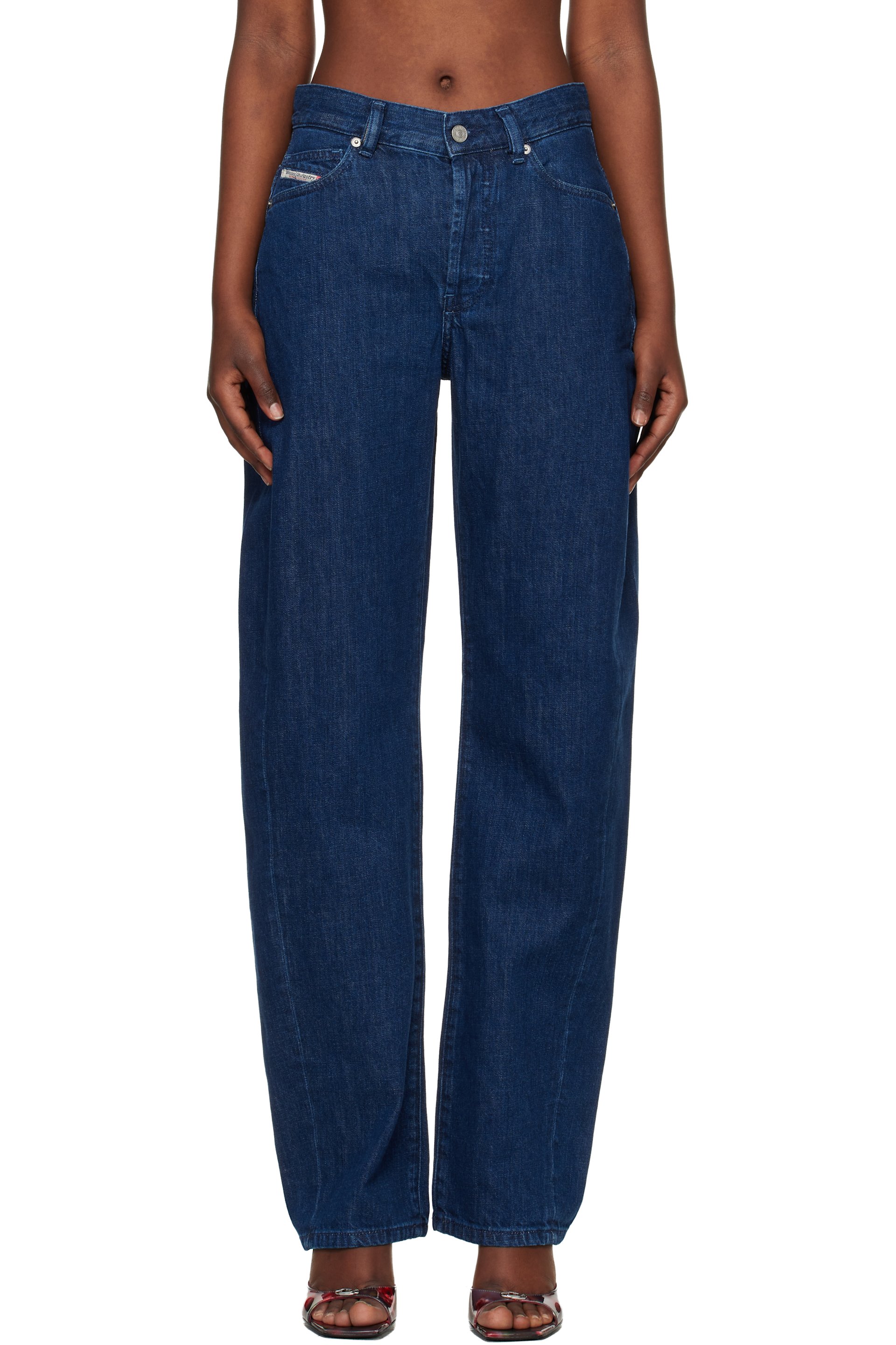 Diesel - Jean décontracté 1974 Ellz 0dbdx bleu marine