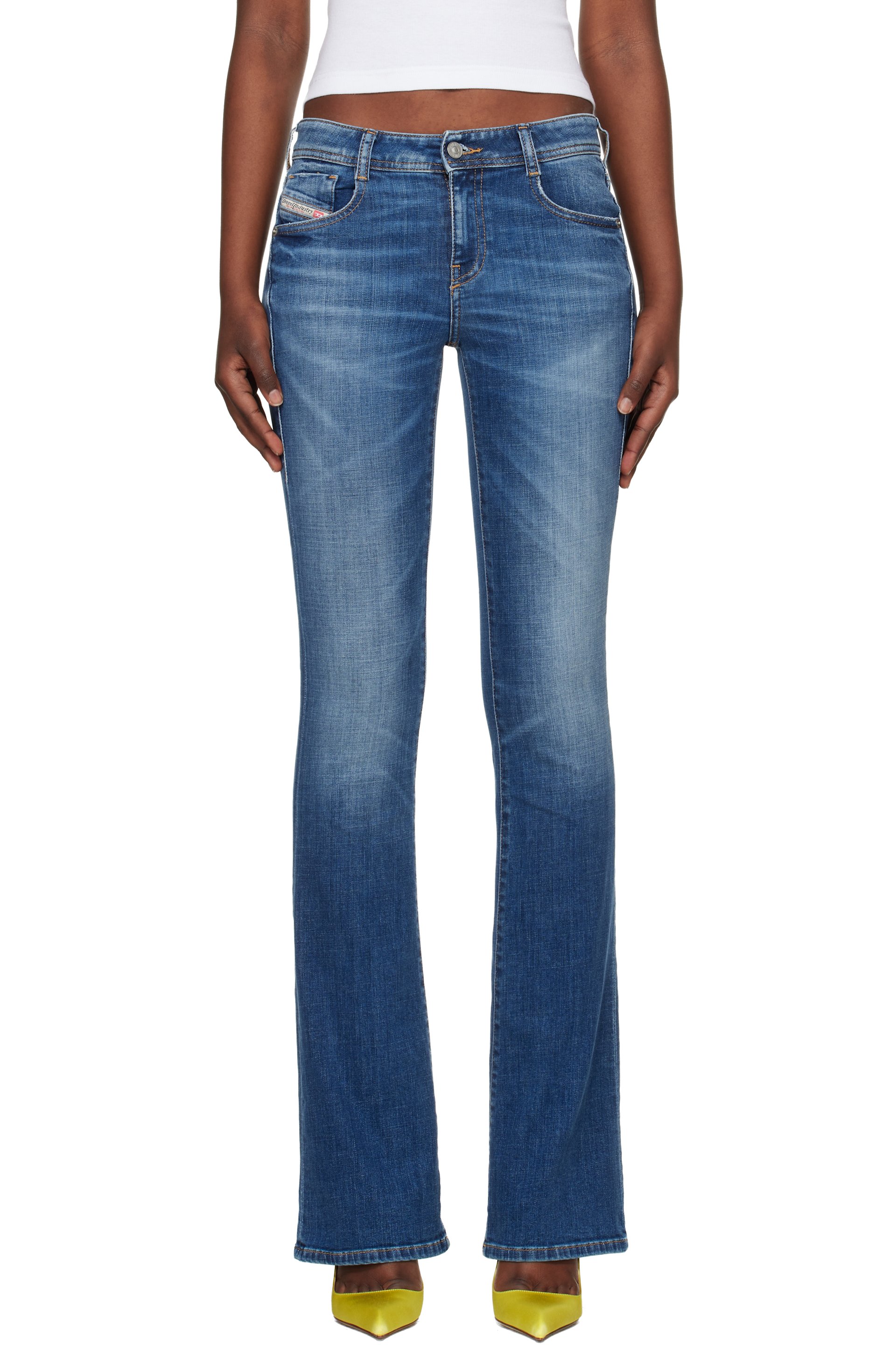 Diesel - Jean semi-évasé 1969 Ebbey bleu