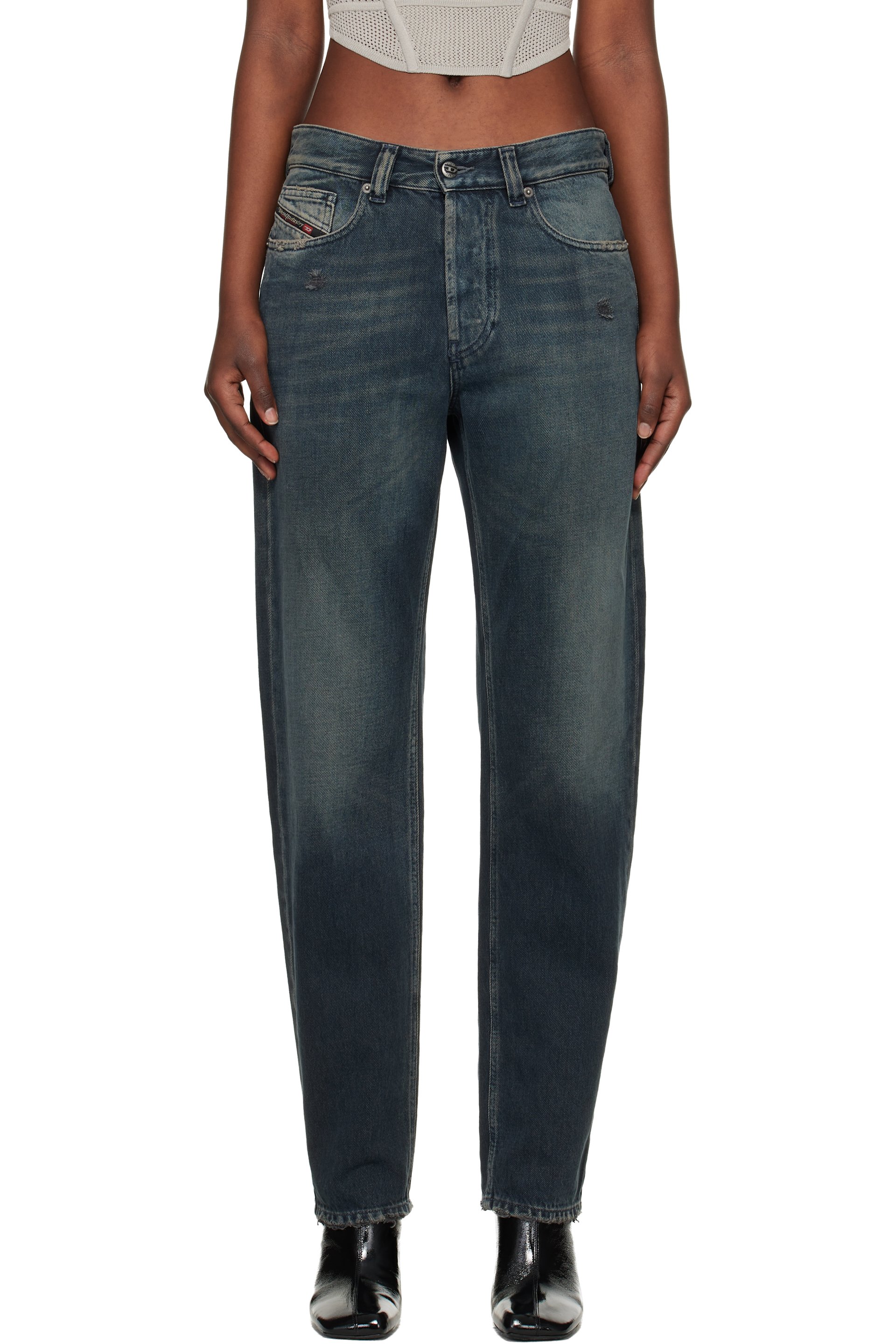 Diesel - Jean 1988 Ark bleu marine à coupe classique