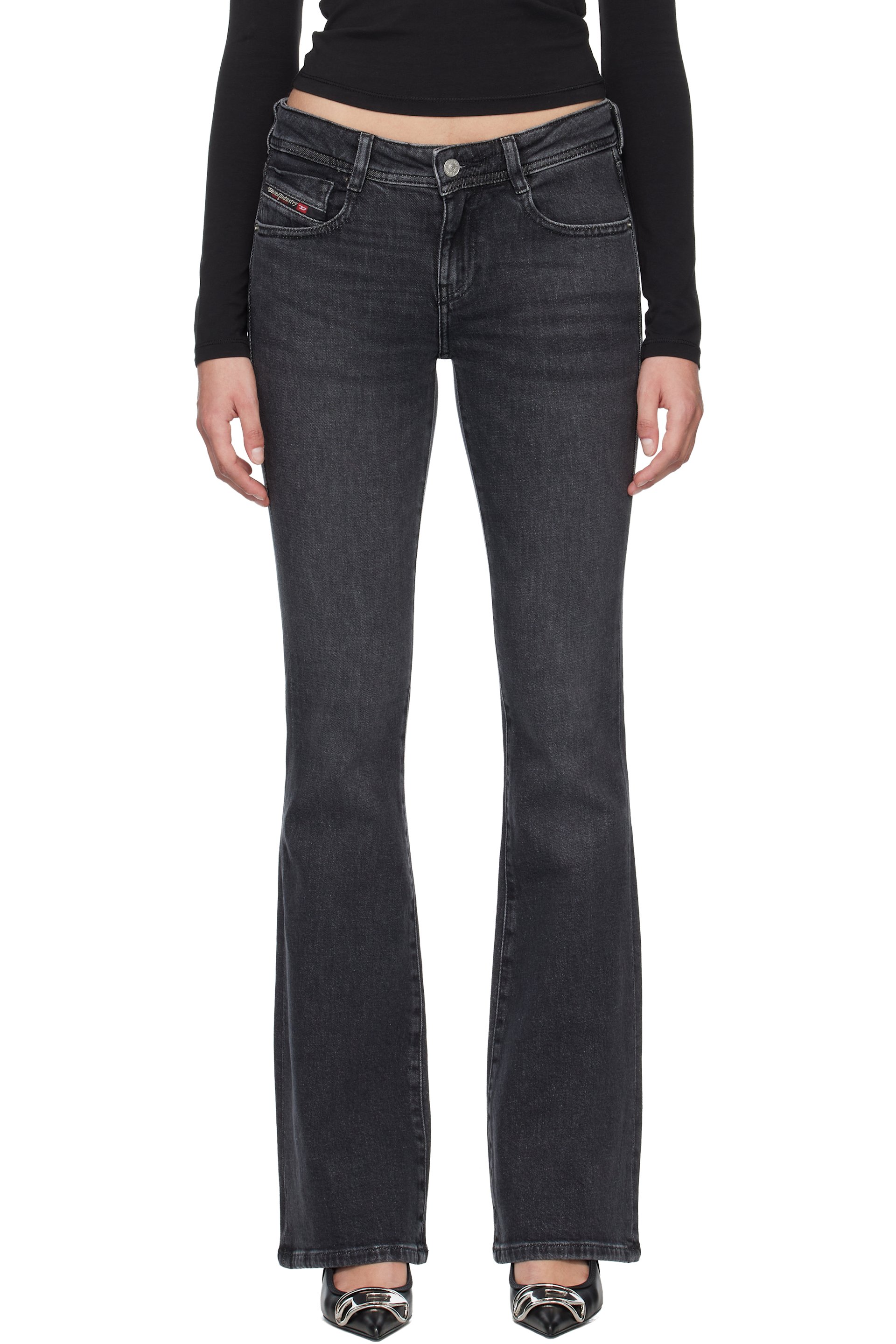 Diesel - Jean semi-évasé 1969 Ebbey noir