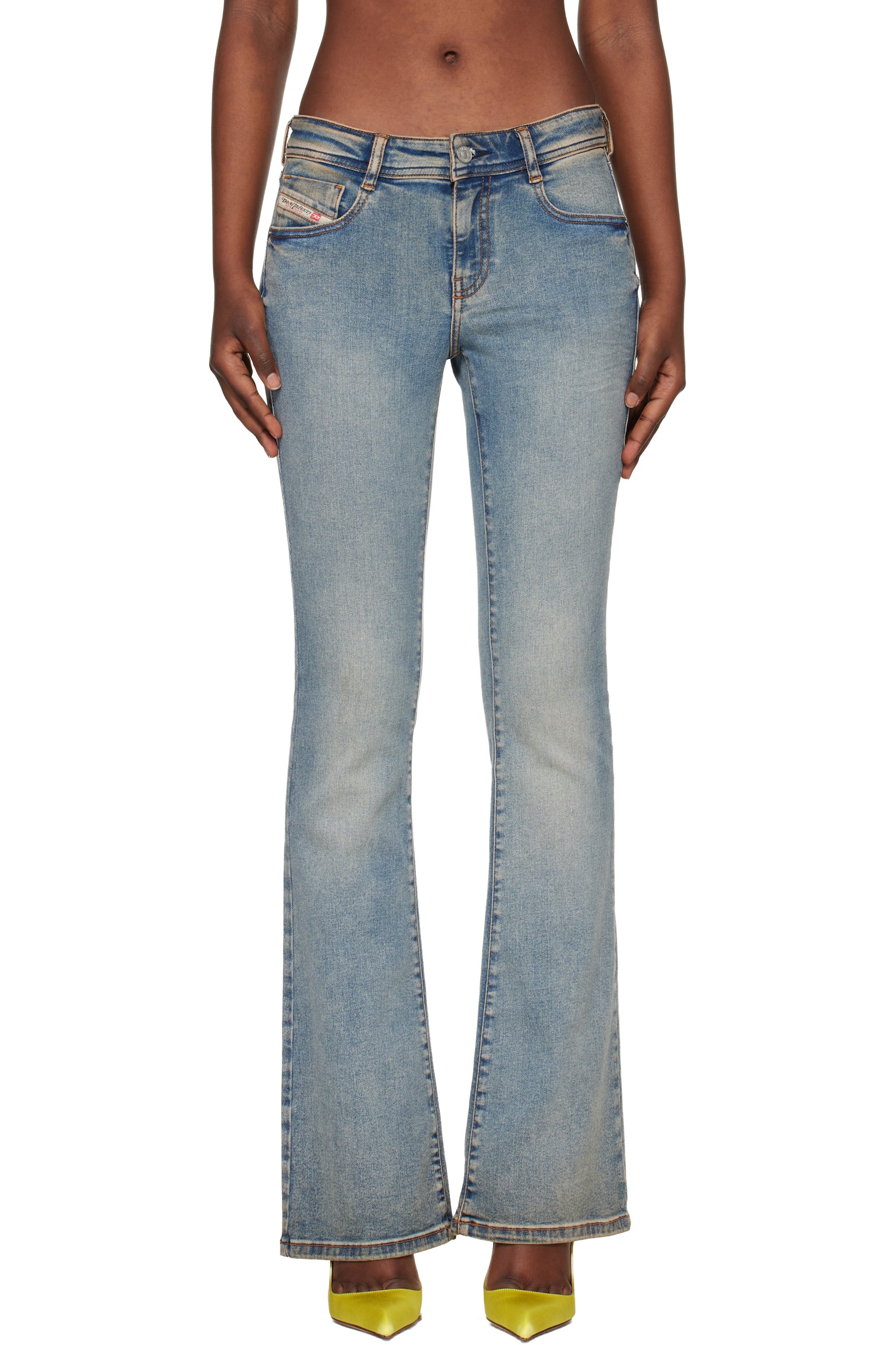 Diesel - Jean semi-évasé 1969 Ebbey bleu