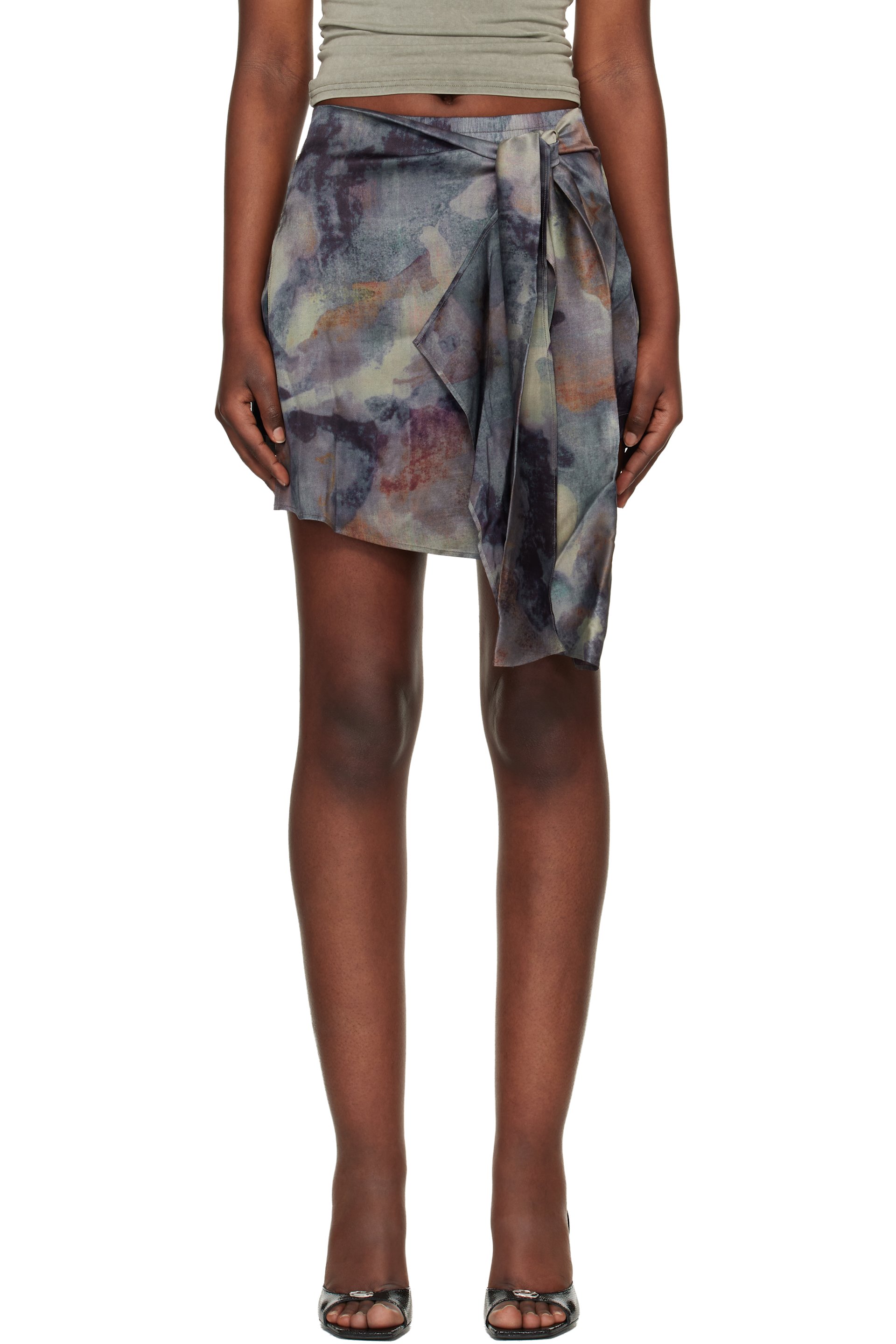 Diesel - Jupe-short Talia multicolore
