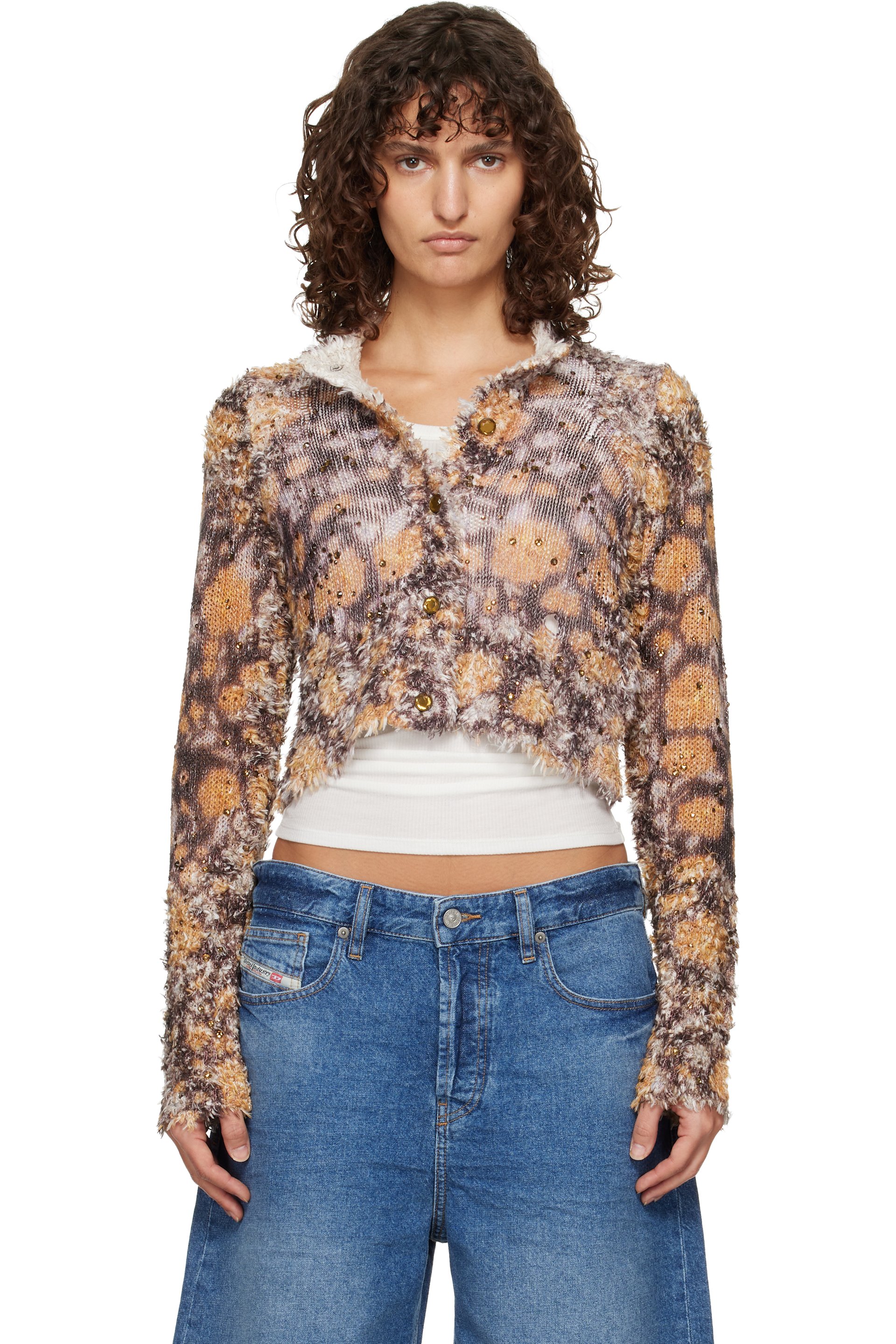 Diesel - Cardigan M-Linnea multicolore