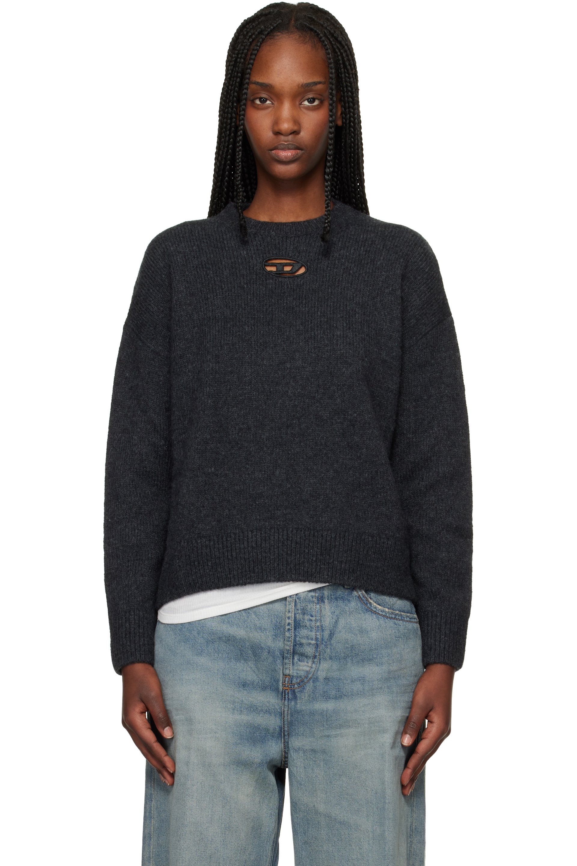 Diesel - Gray M-Areeta Sweater
