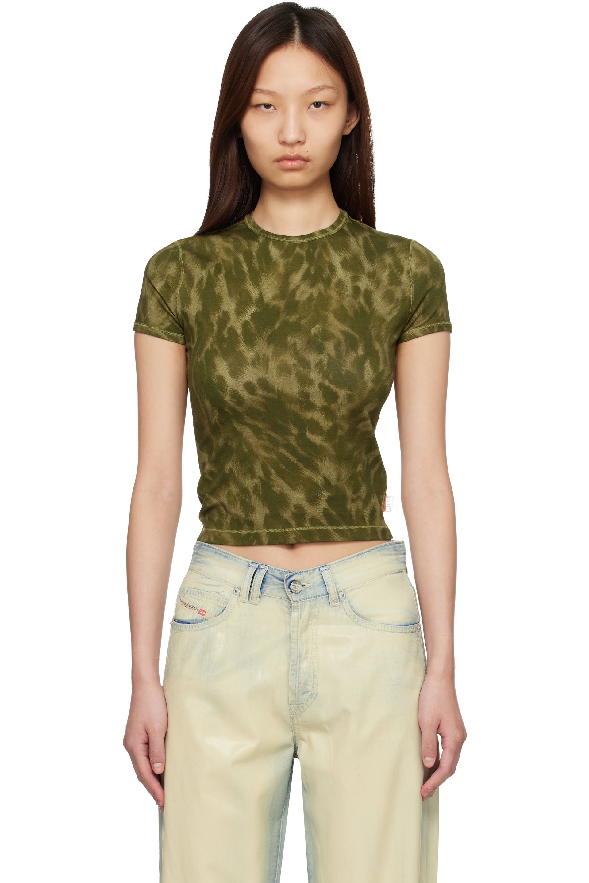 Diesel - T-shirt Anima vert
