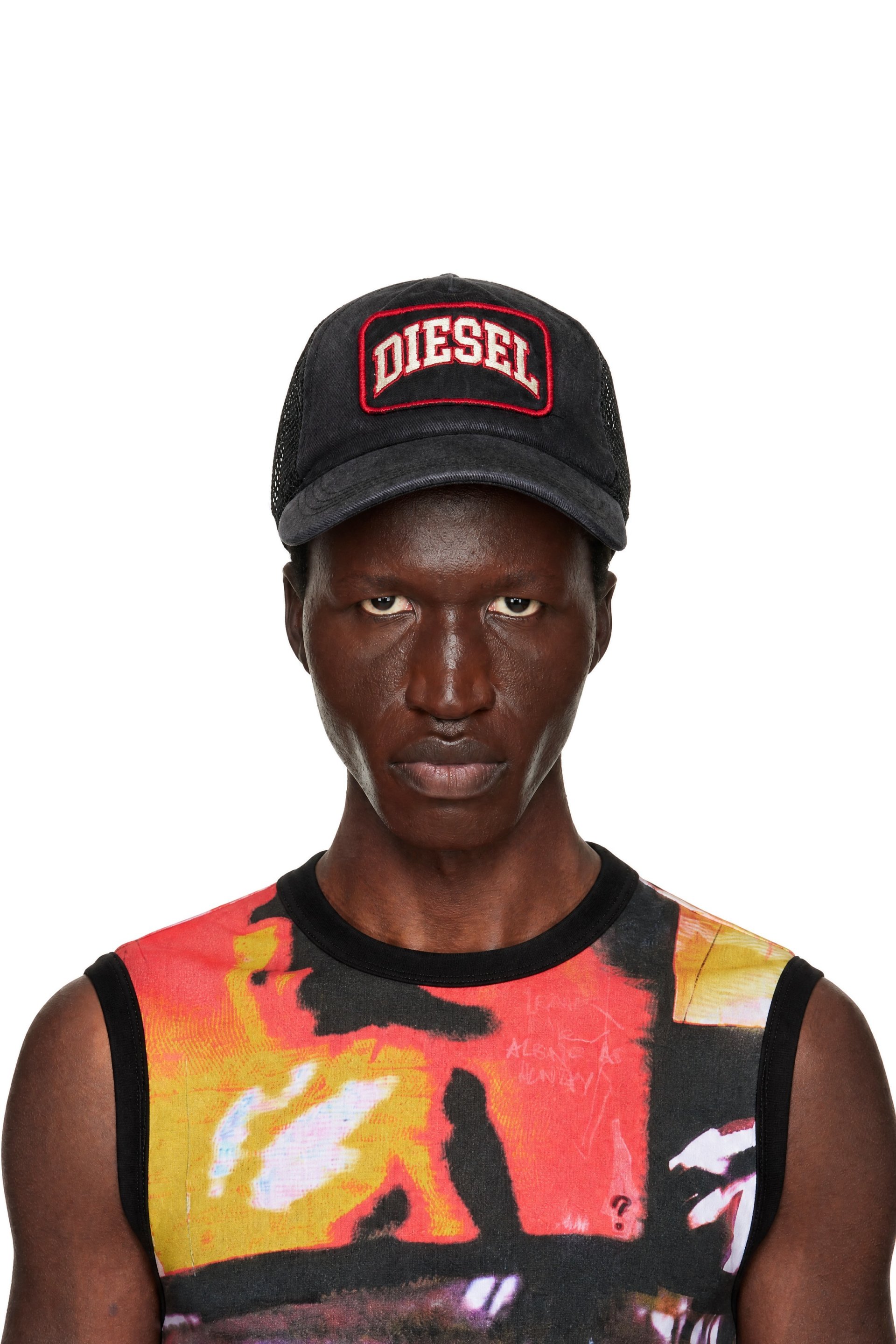 Diesel - Black Logo Patch Baseball Cap