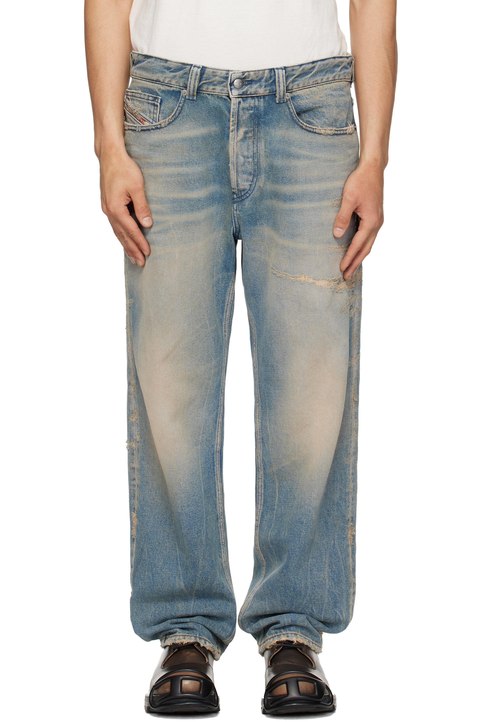 Diesel - Blue Regular 2024 D-Macs 09n30 Jeans