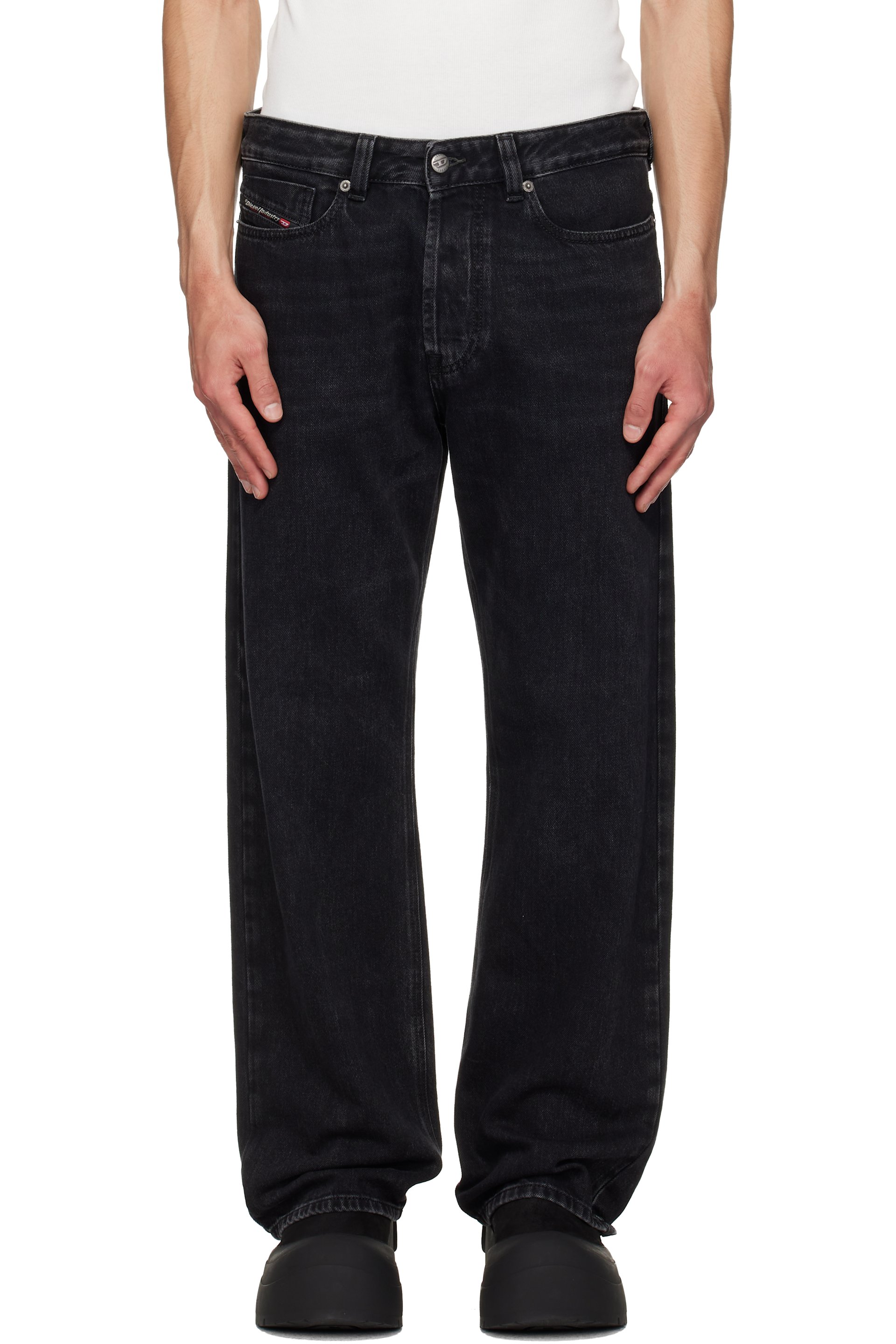Diesel - Black Relaxed 1980 D-Eeper Jeans