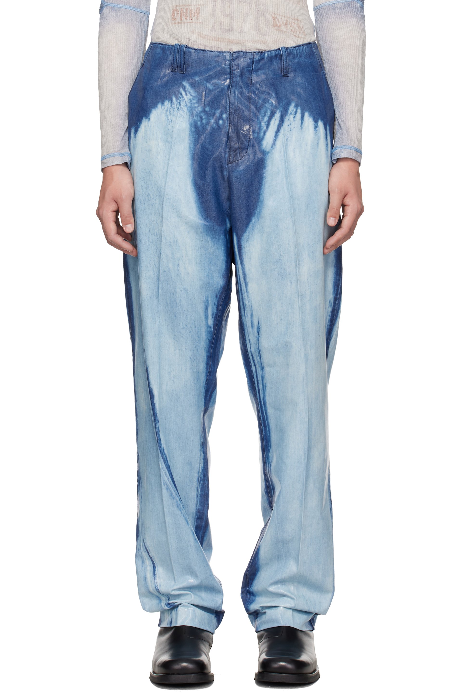 Diesel - Blue Regular Waist D-ASKAR Slim Jeans