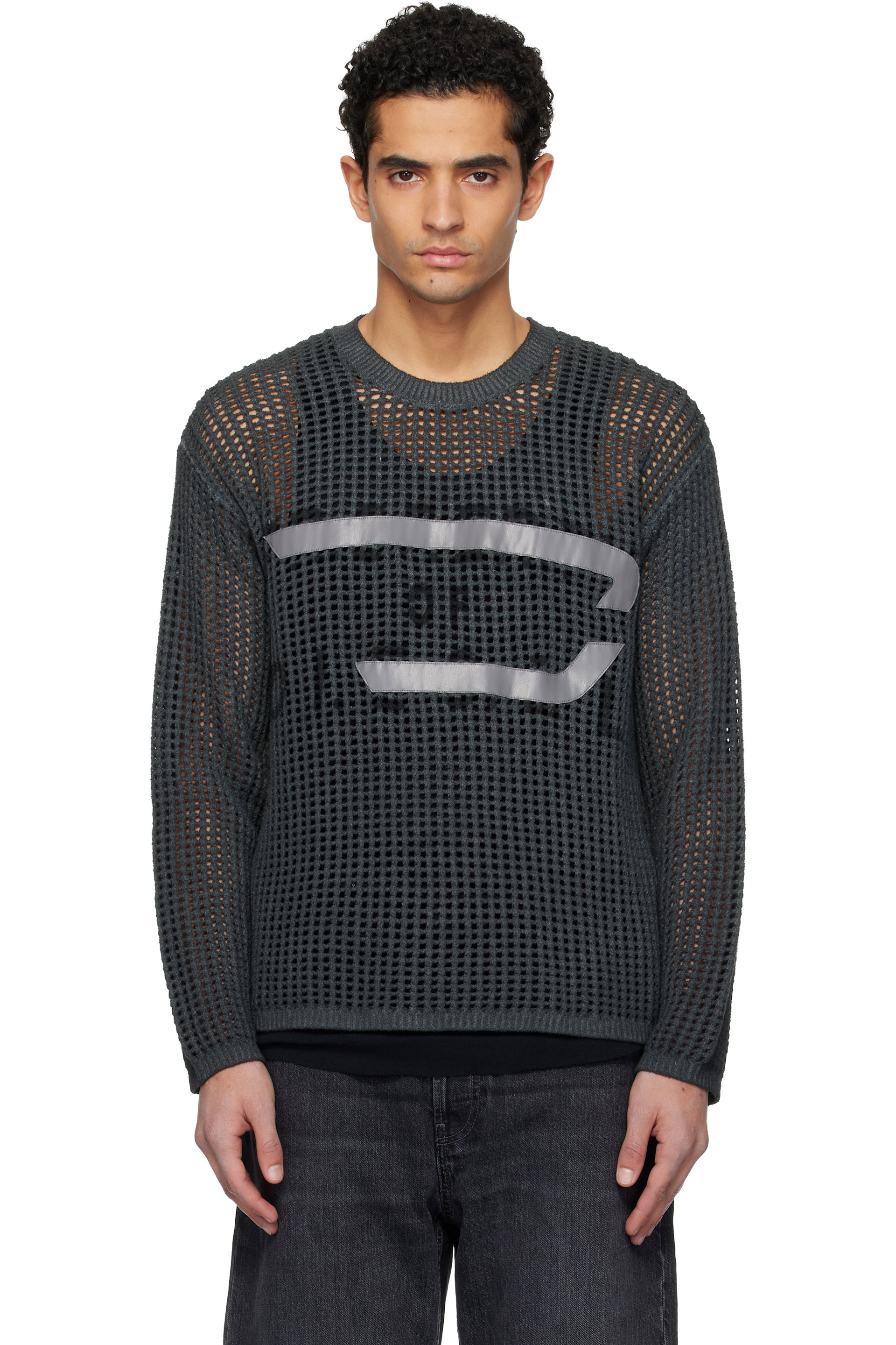 Diesel - Gray K-Roch Sweater