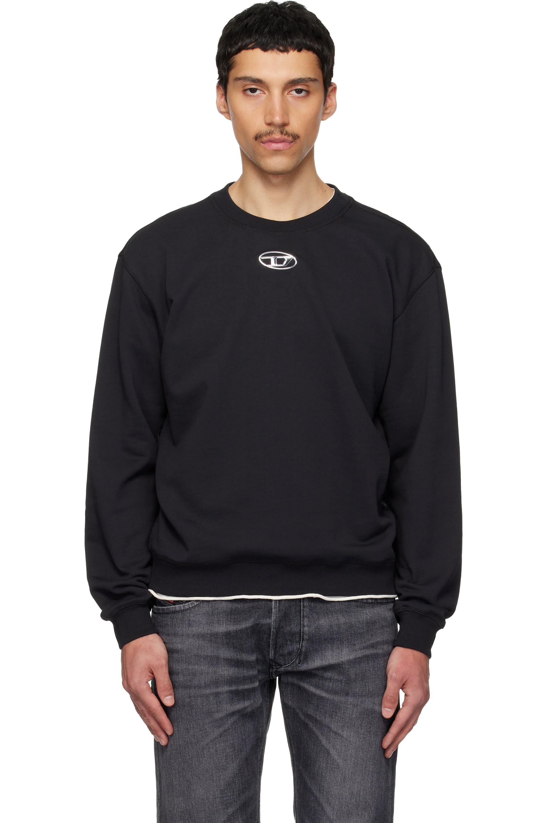 Diesel - Black S-Norm-Iod Sweatshirt