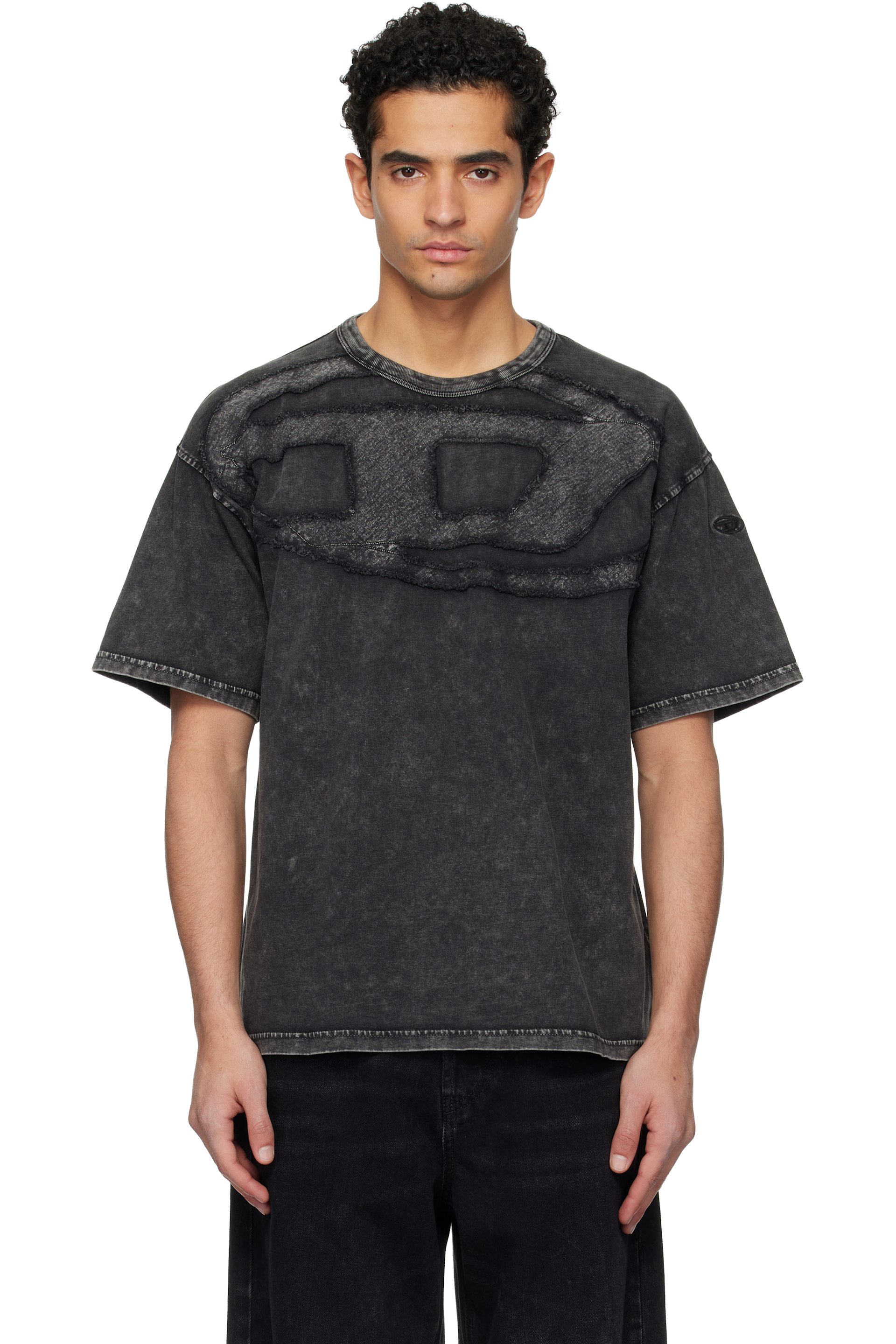Diesel - Black T-Boxt-Den T-shirt