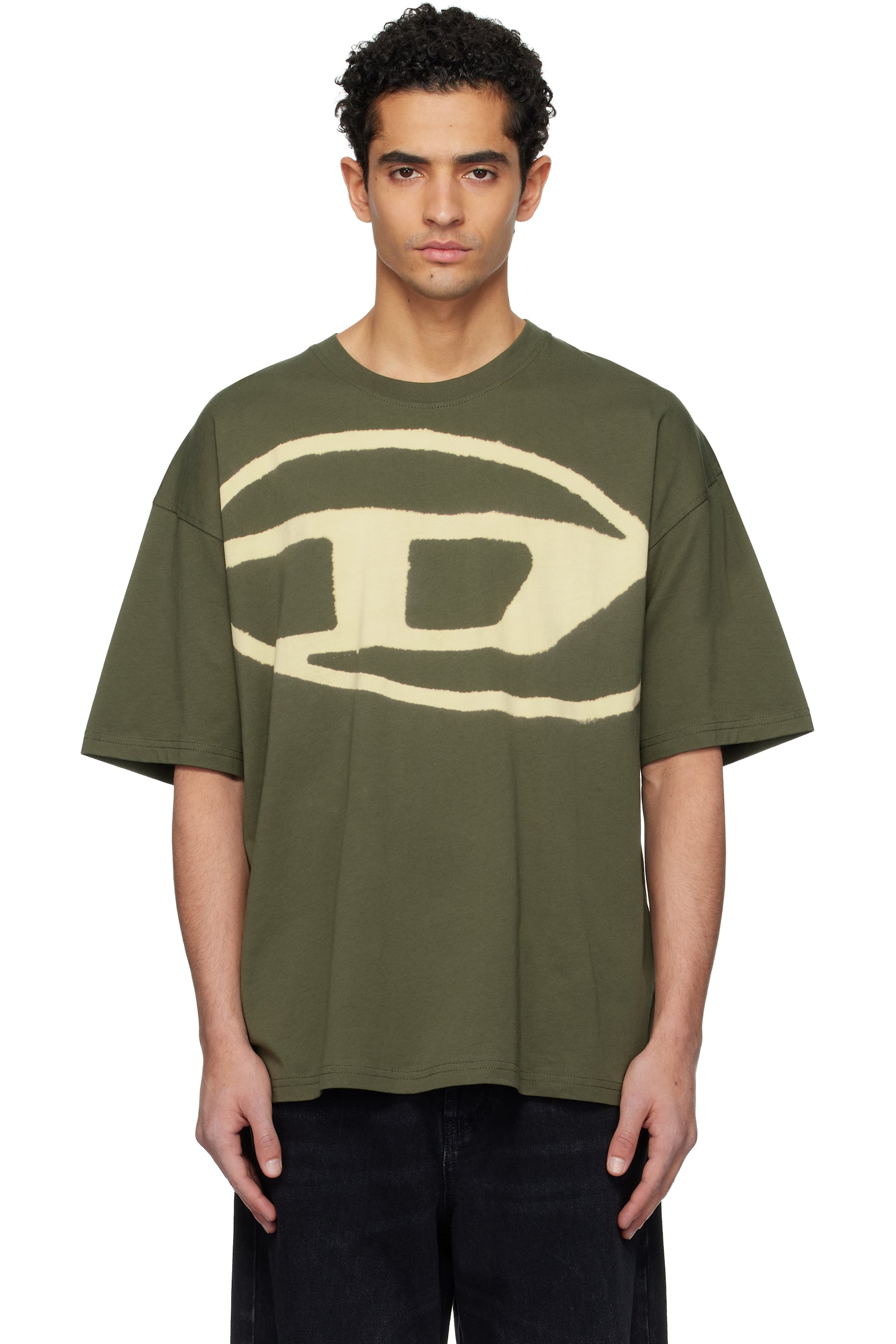 Diesel - Khaki T-Boxt-Bleach T-shirt