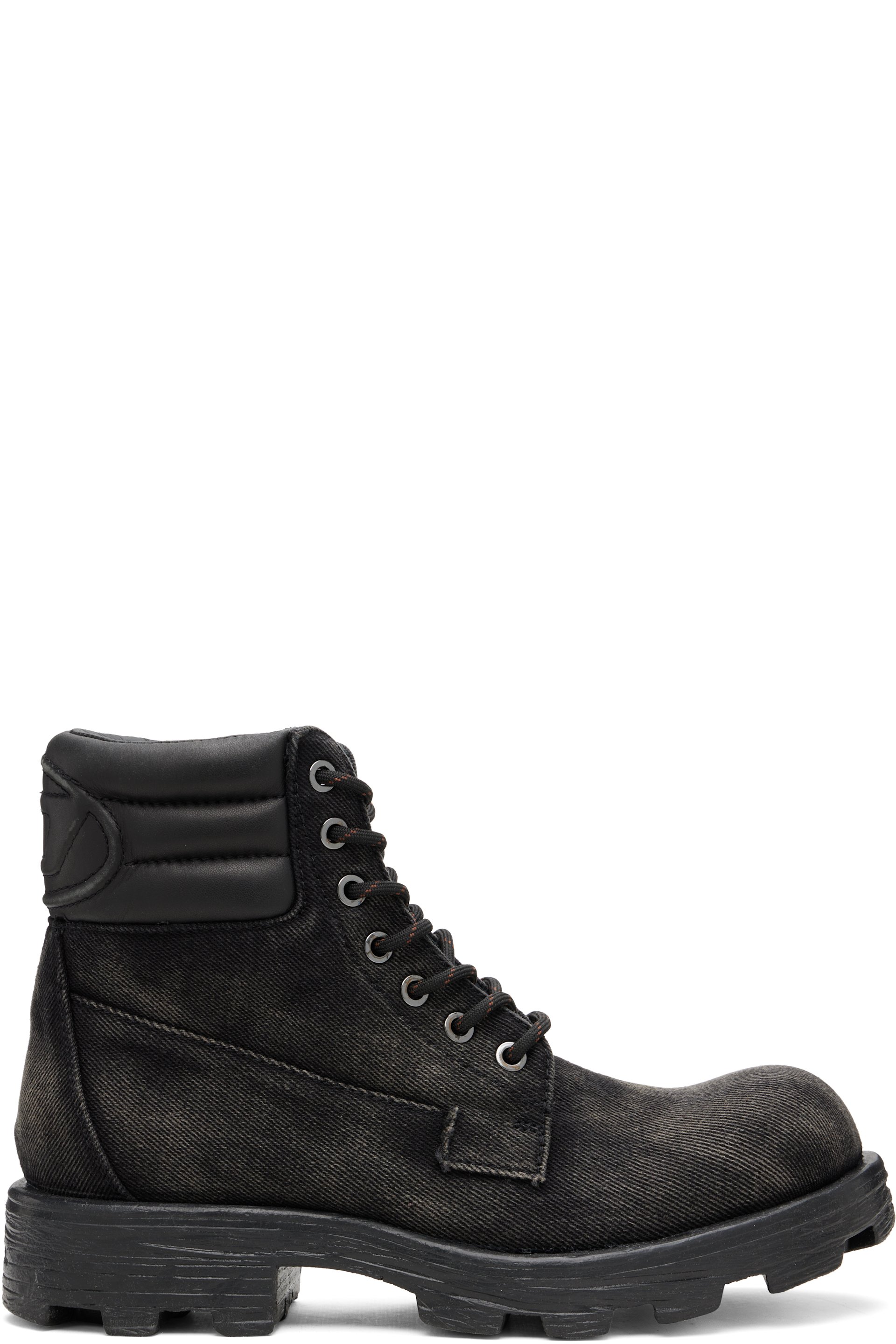 Diesel - Black D-Hammer Lace Up Boots