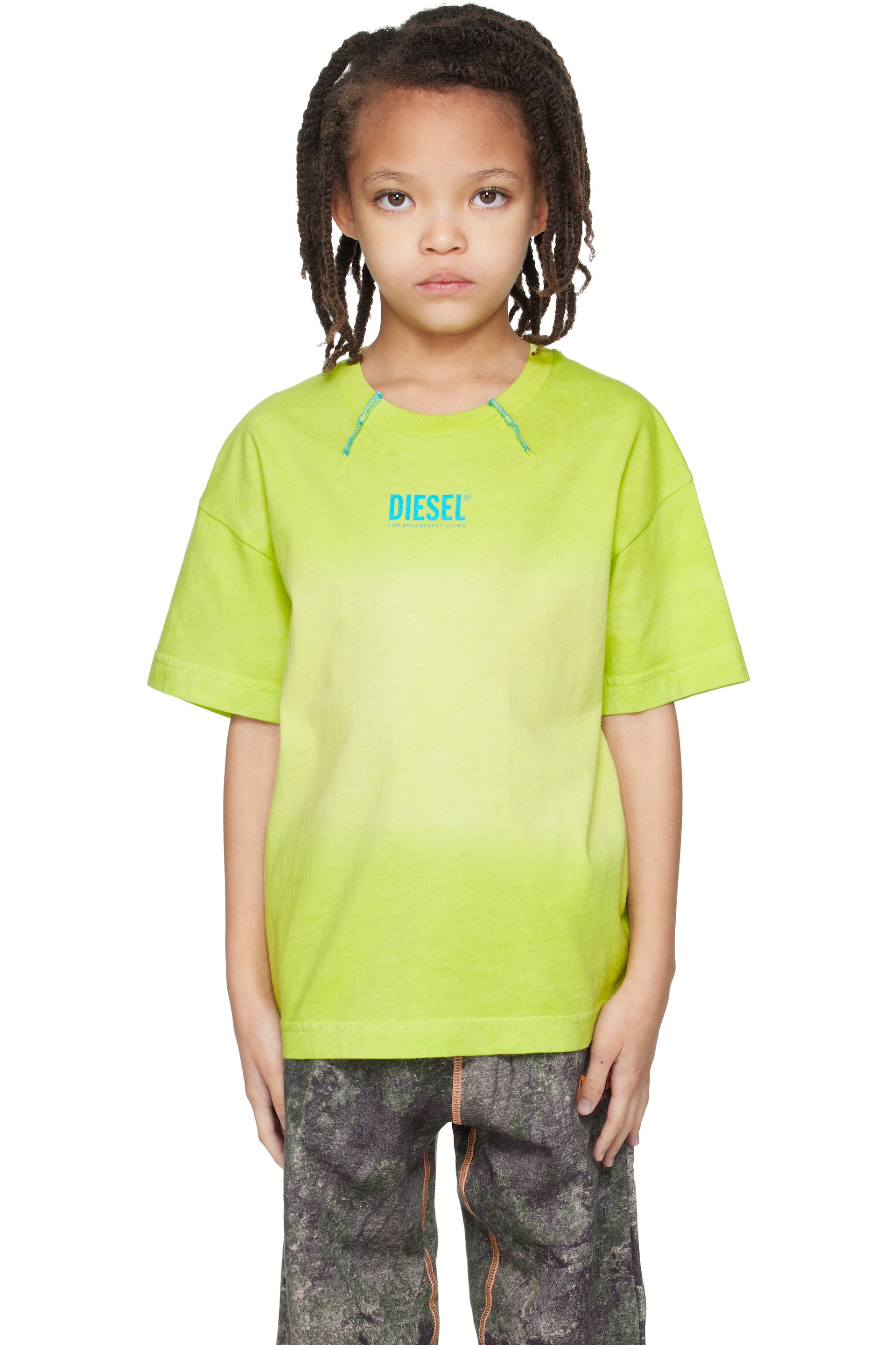 Diesel - Kids Green TShade Over T-shirt
