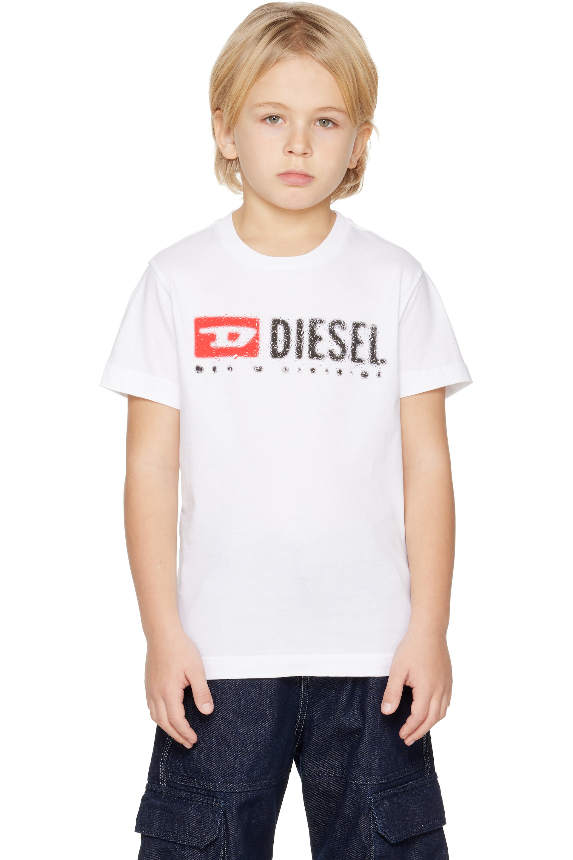 Diesel - Kids White Tadjustk14 T-shirt