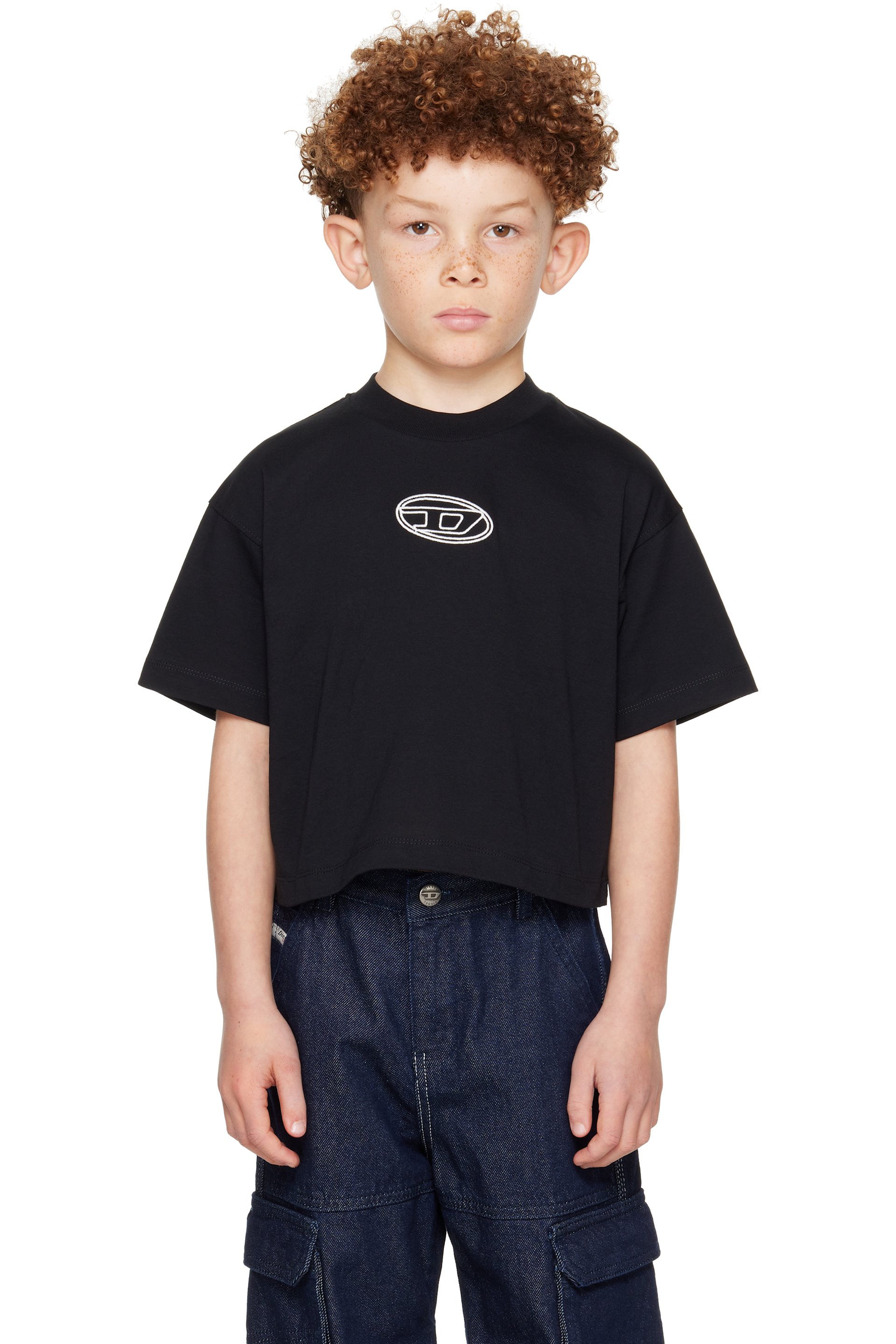 Diesel - Kids Black Tixan T-shirt