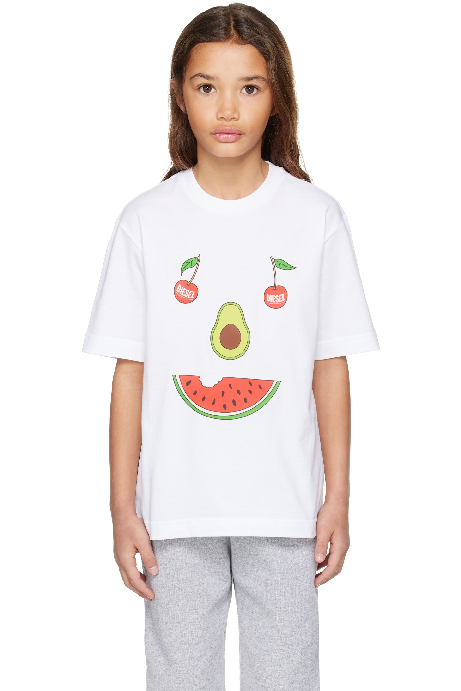 Diesel - Kids White Mtillis Over T-shirt