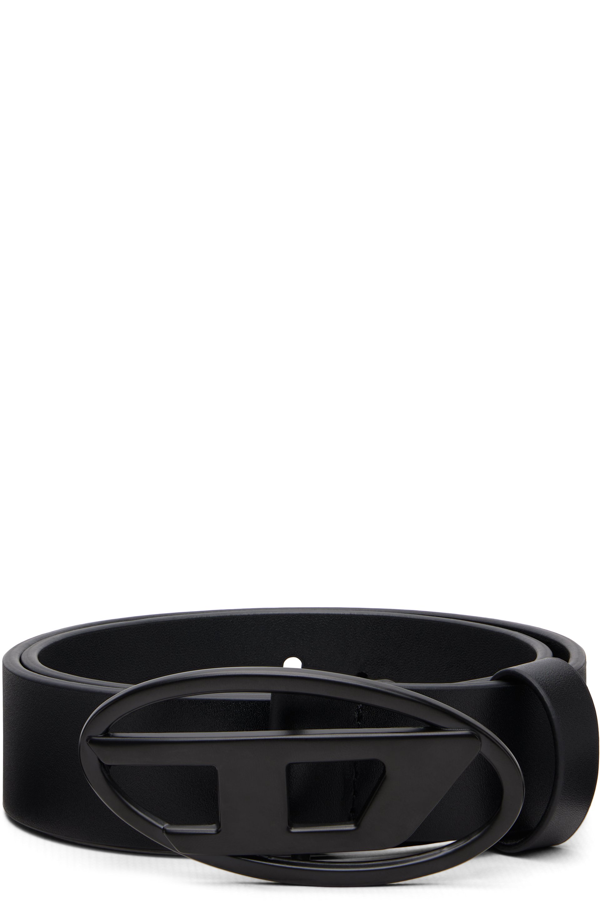 Diesel - 黑色 Oval D Buckle 儿童腰带