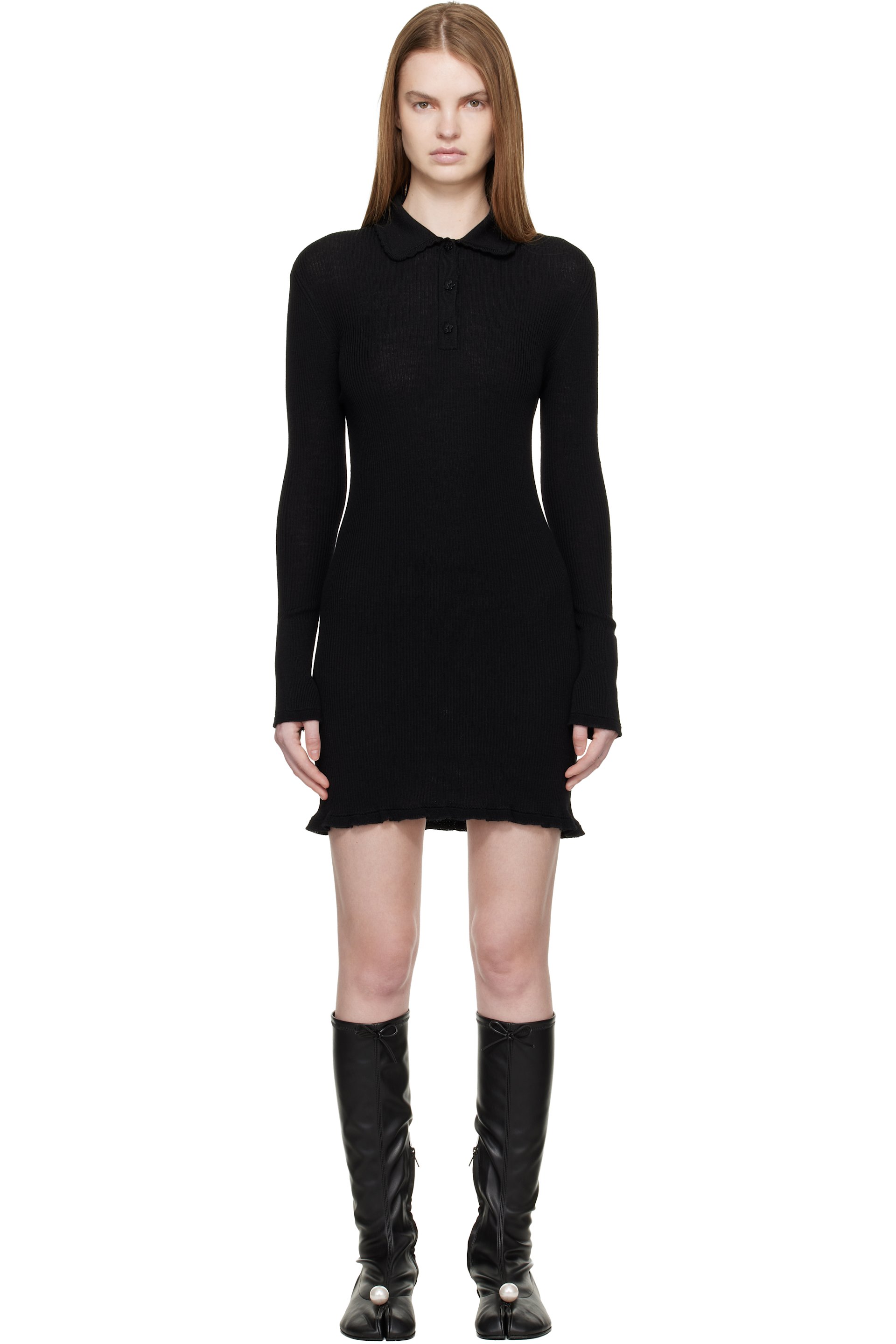 Cecilie Bahnsen - Robe courte Botka noire