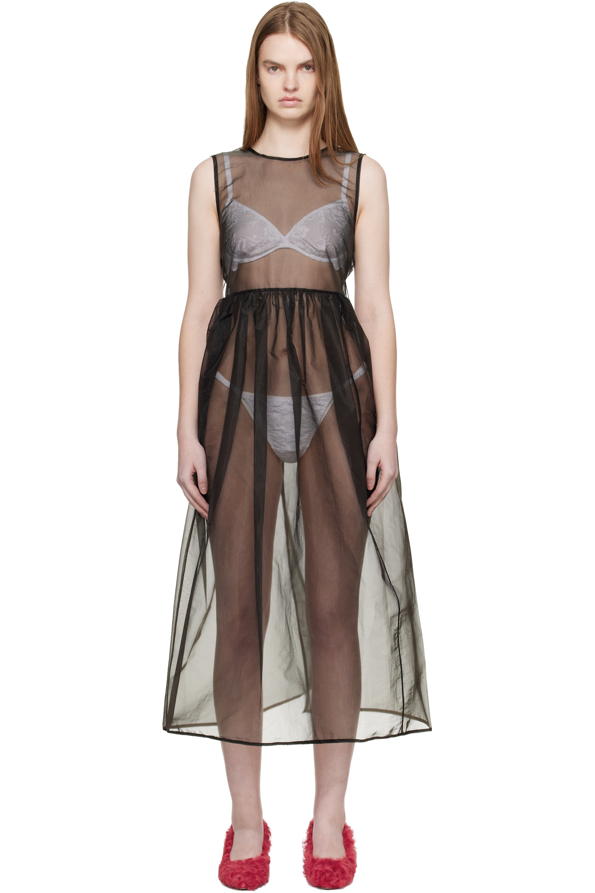 Cecilie Bahnsen - Robe midi CBcamillia noire
