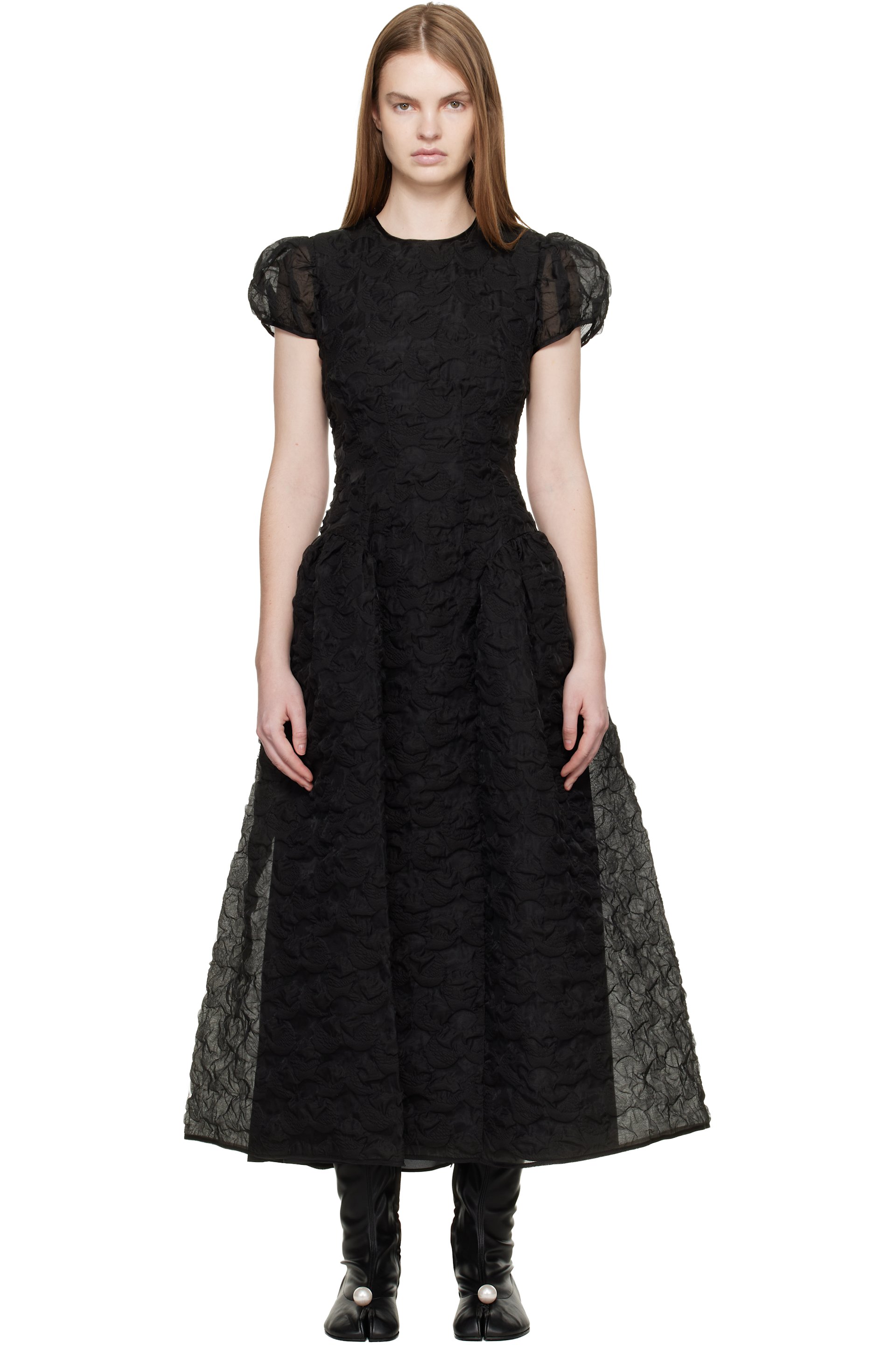 Cecilie Bahnsen - Robe midi CBcleopatra noire