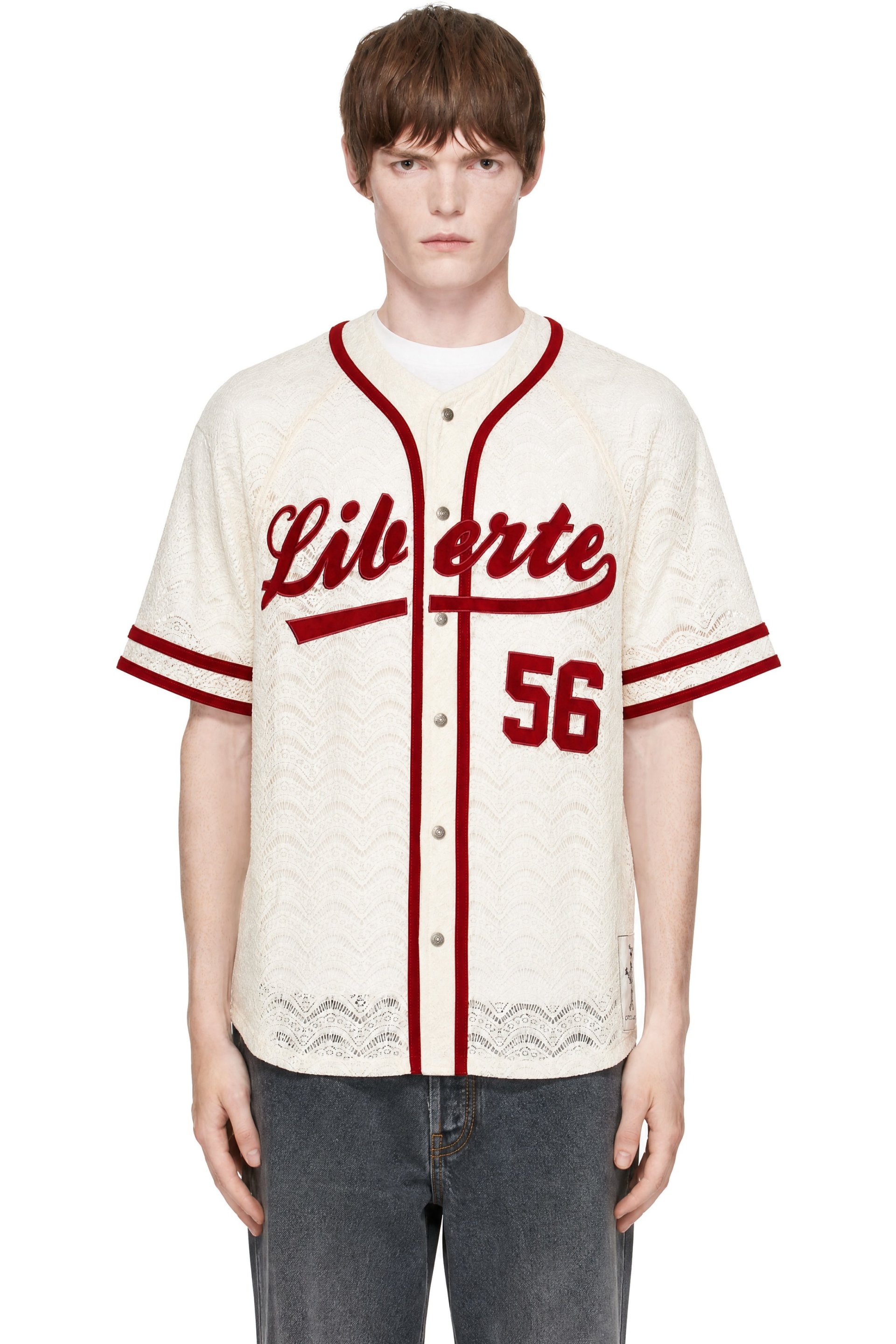 COÛT DE LA LIBERTÉ - Off-White Milo Lace Baseball Shirt