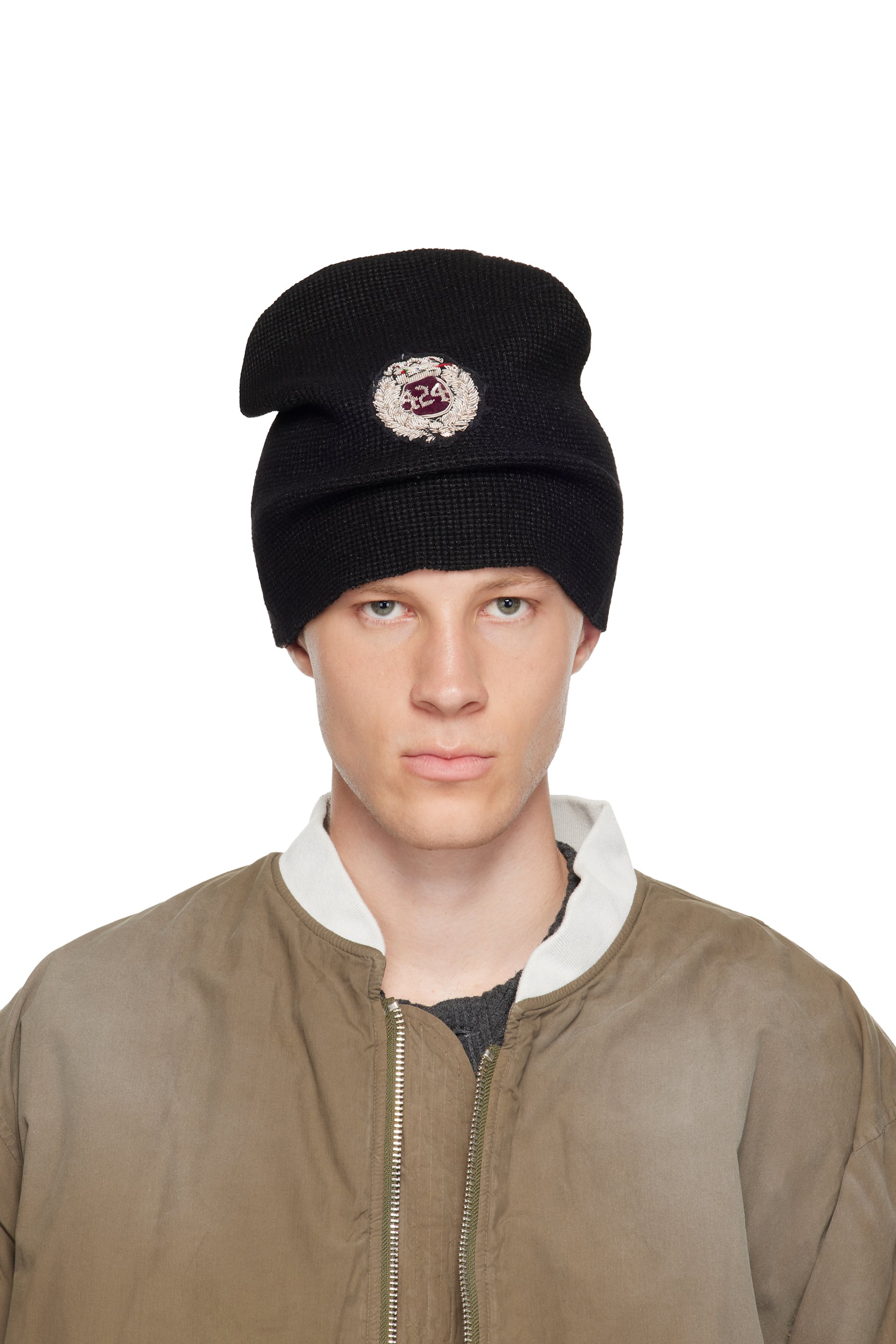 424 - Black Thermal Beanie