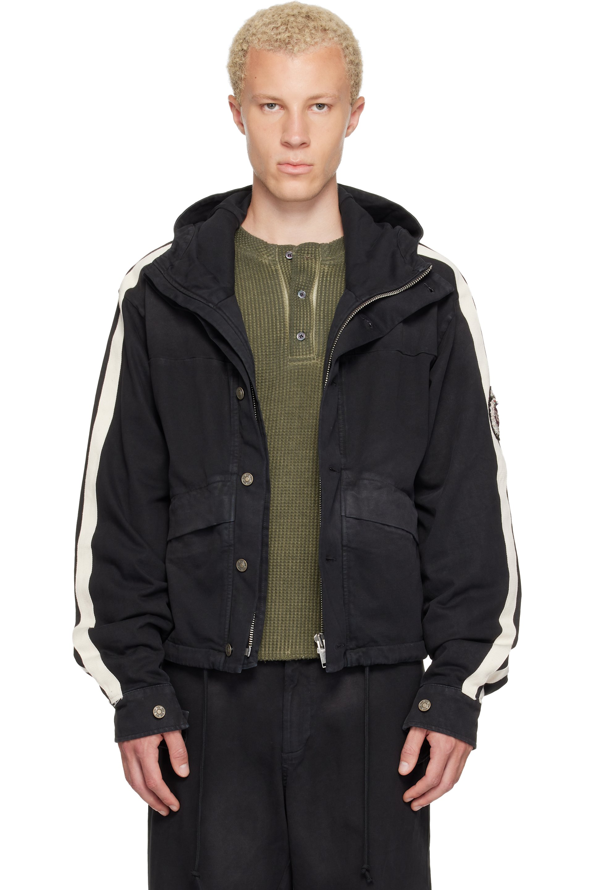 424 - Black Racing Jacket