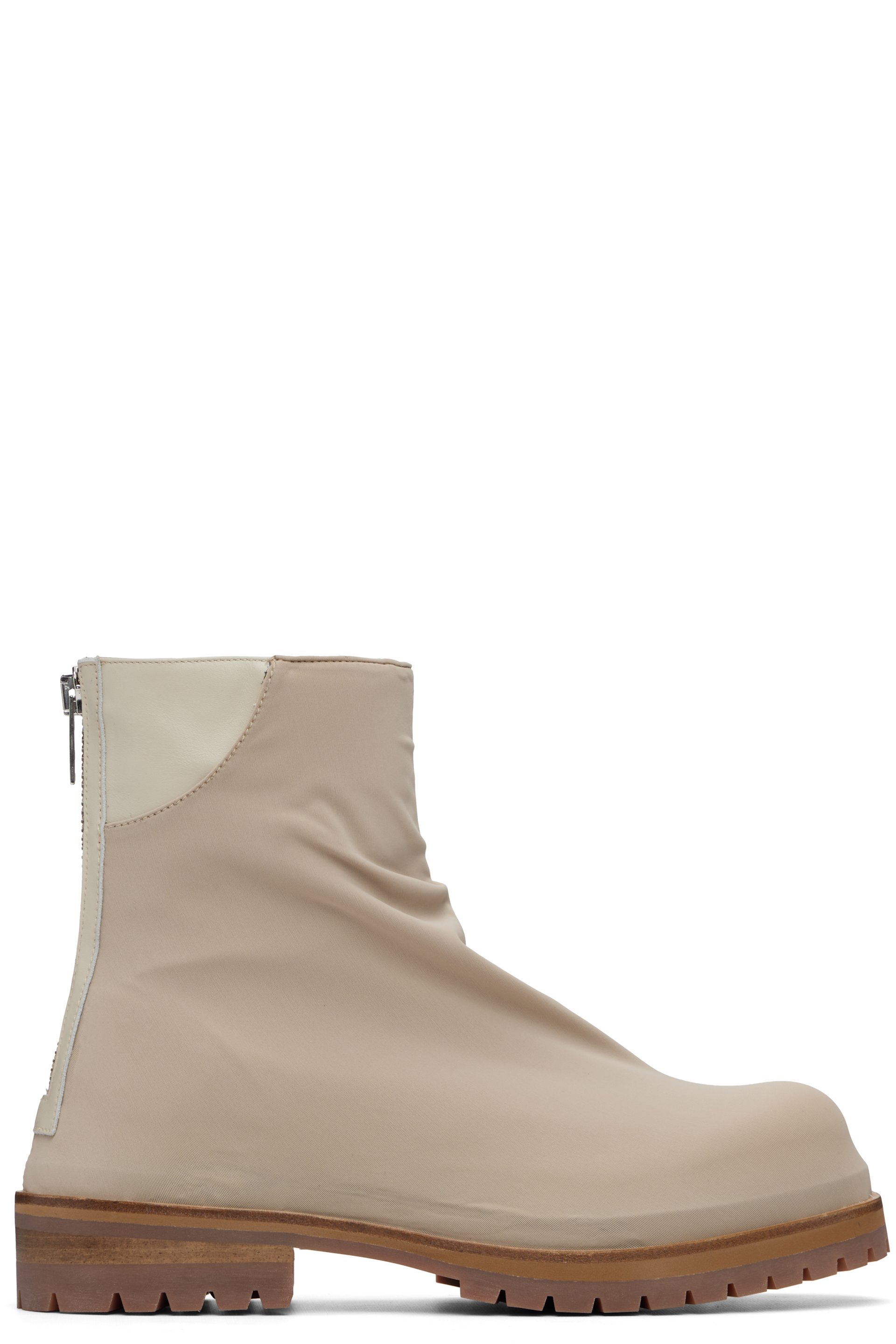 424 - Beige Marathon Boots
