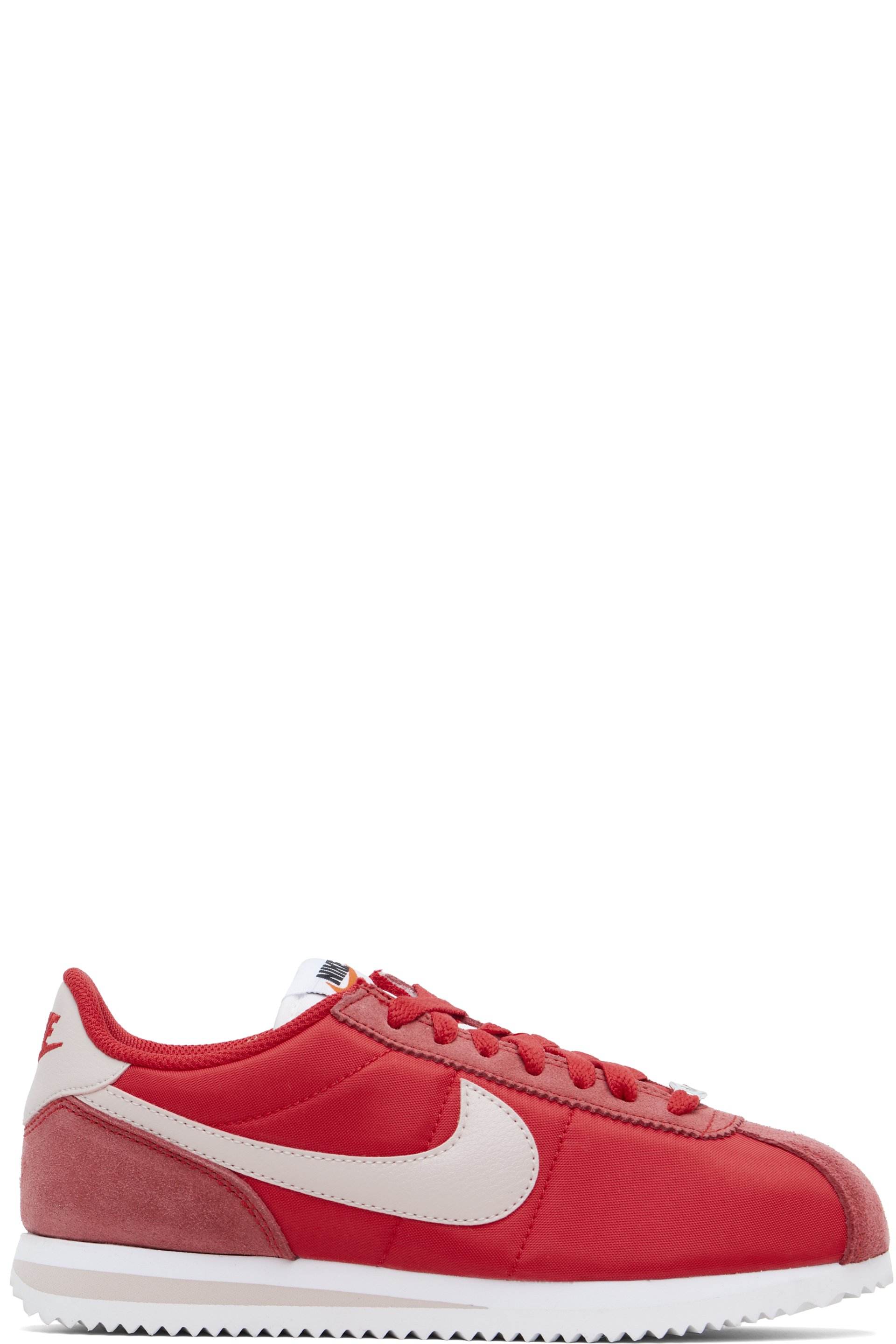 Nike - Baskets Cortez rouges en canevas