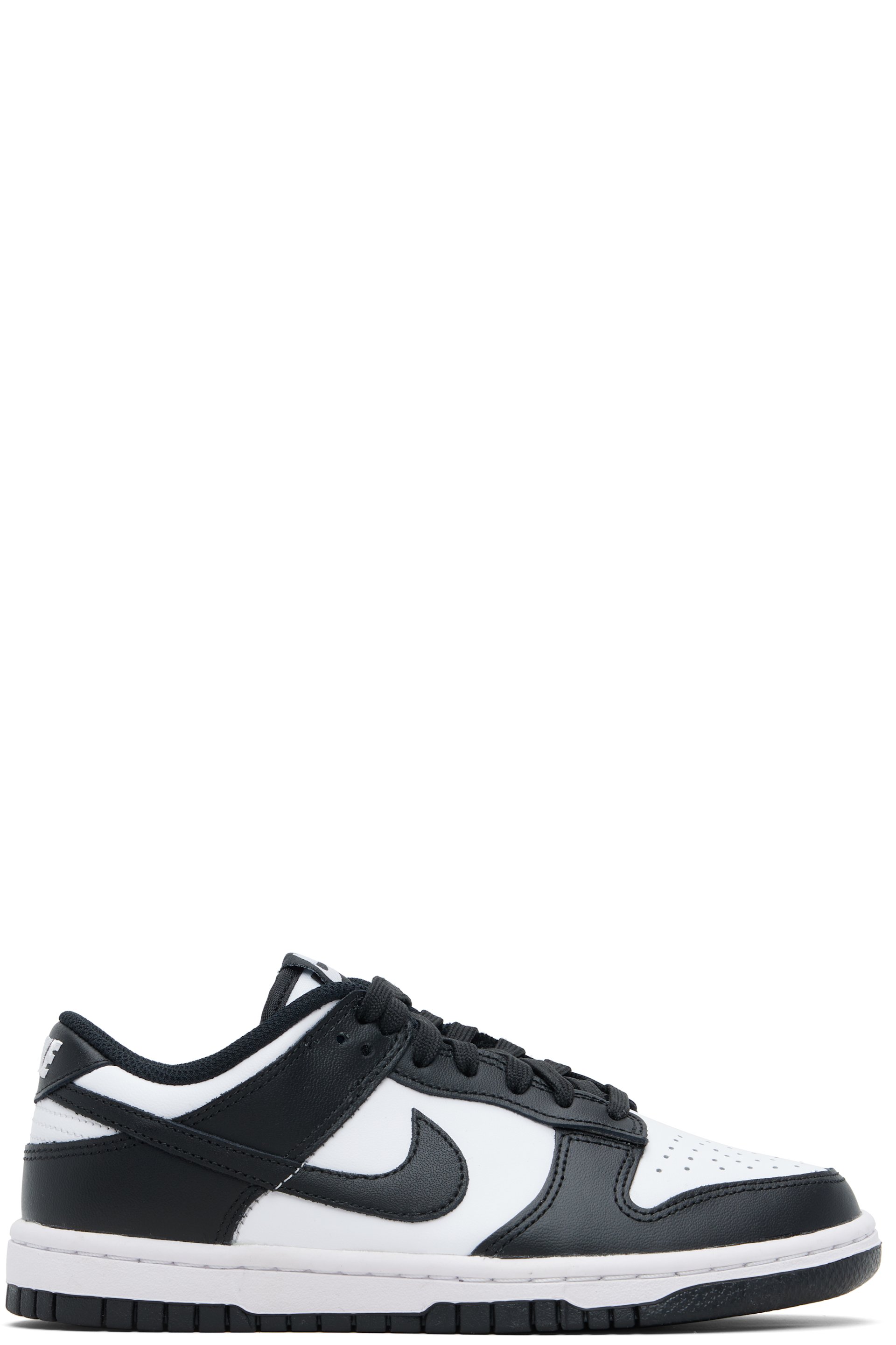 Nike - Baskets basses Dunk blanc et noir