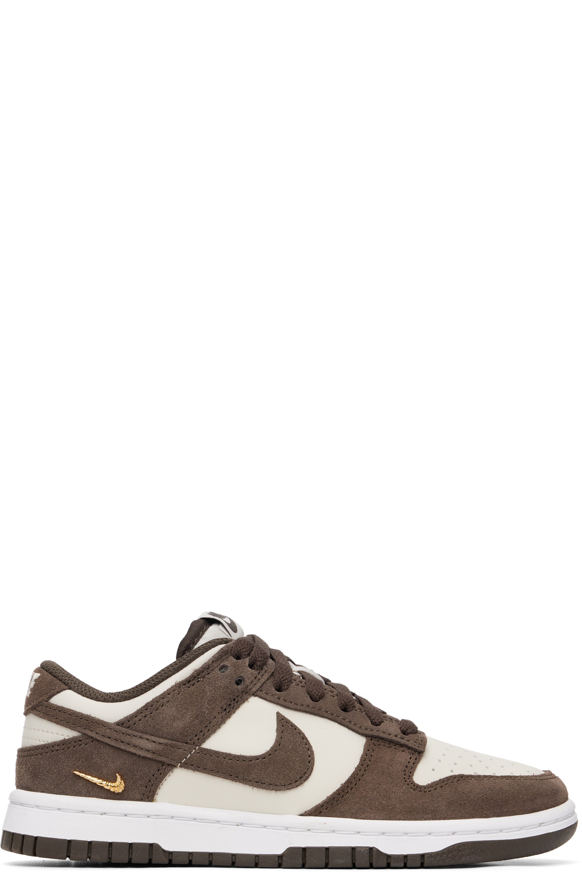 Nike - Baskets basses Dunk SE brun et beige